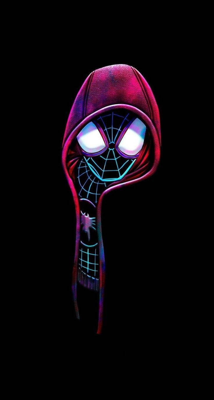 Spiderman Siyah Arka Plan Tüm En İyiler Duvar Kağıdı