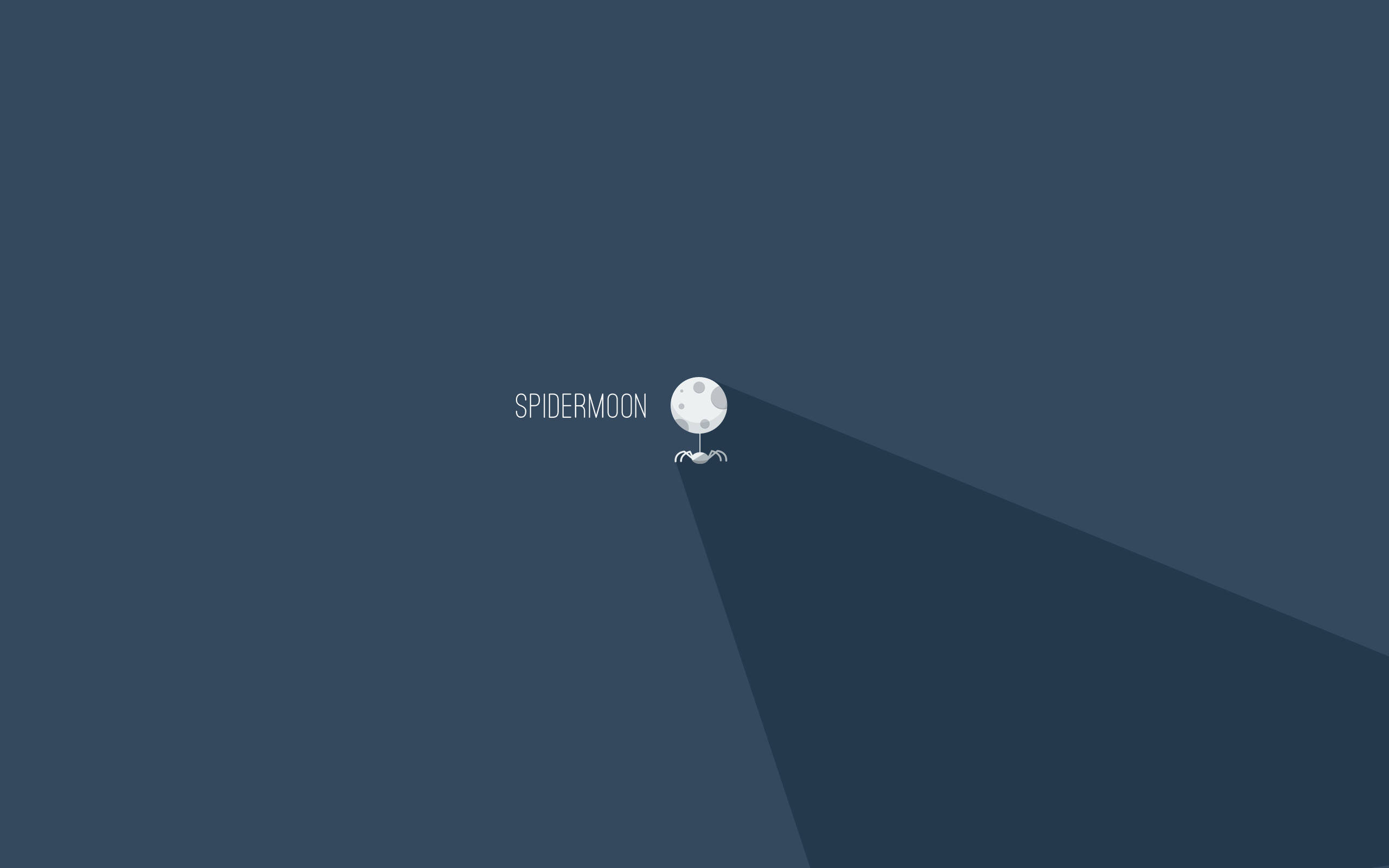 Spidermoon Minimalist Estetik Dizüstü Bilgisayar Duvar Kağıdı