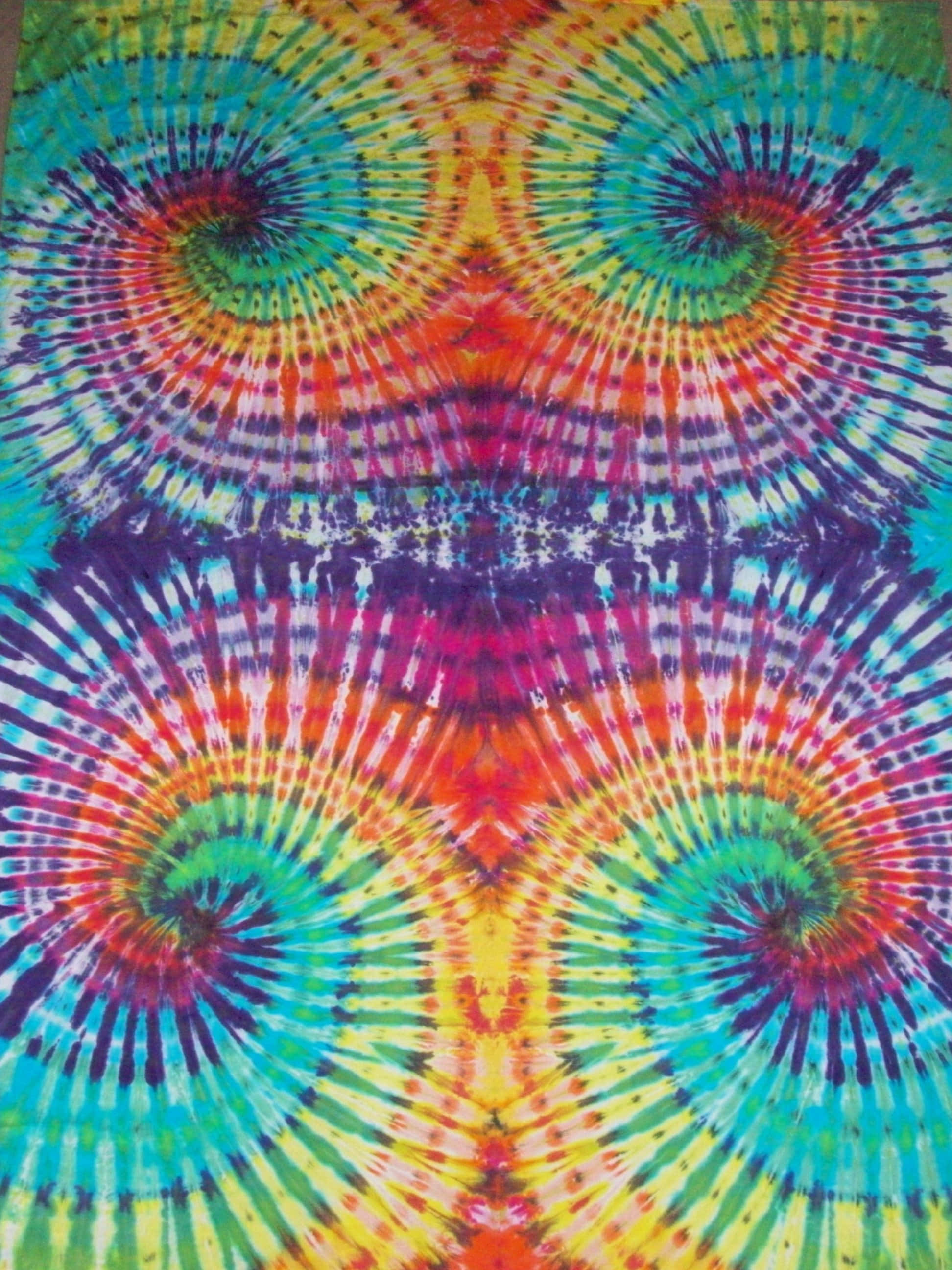 spiral desenli renkli bir batik battaniye Duvar Kağıdı