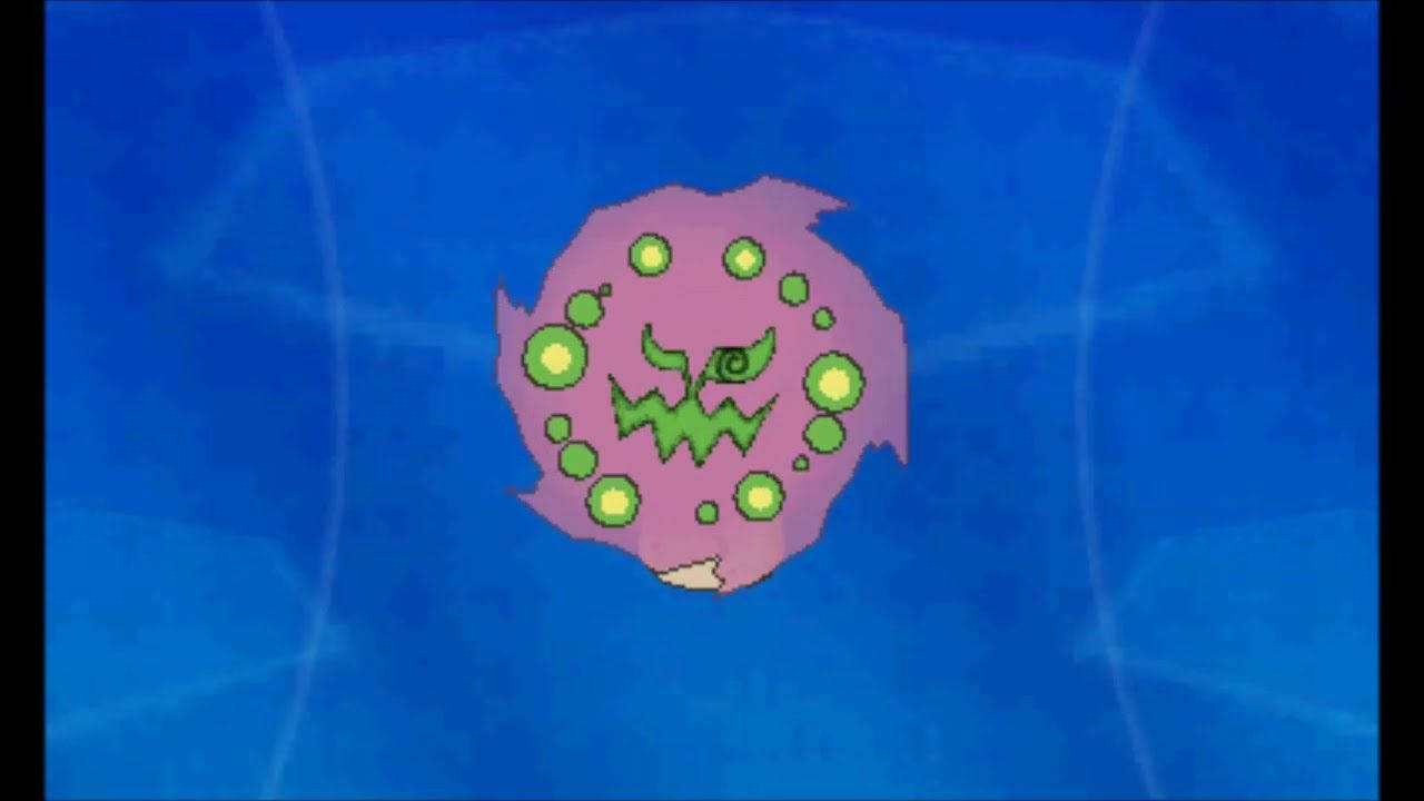 Spiritomb Mavi Arkaplanda Duvar Kağıdı