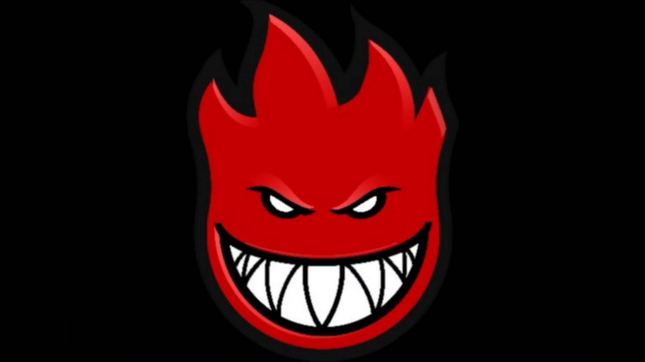 Spitfire Logosu Kırmızı ve Siyah Duvar Kağıdı