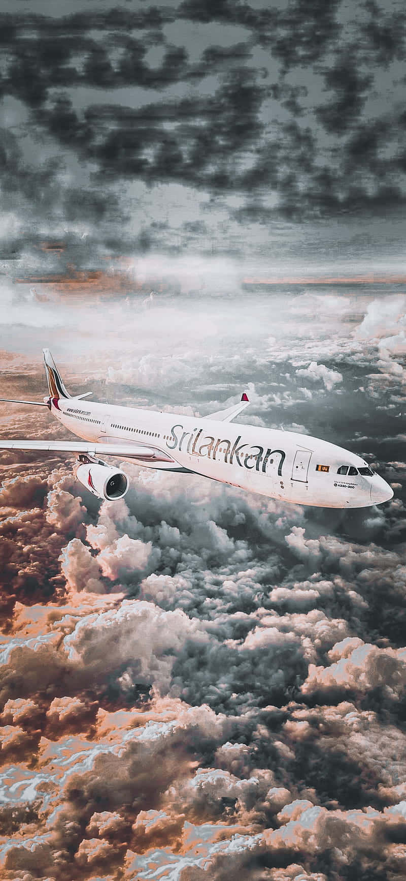 SriLankan Airlines Android Uçak Arka Planı Duvar Kağıdı