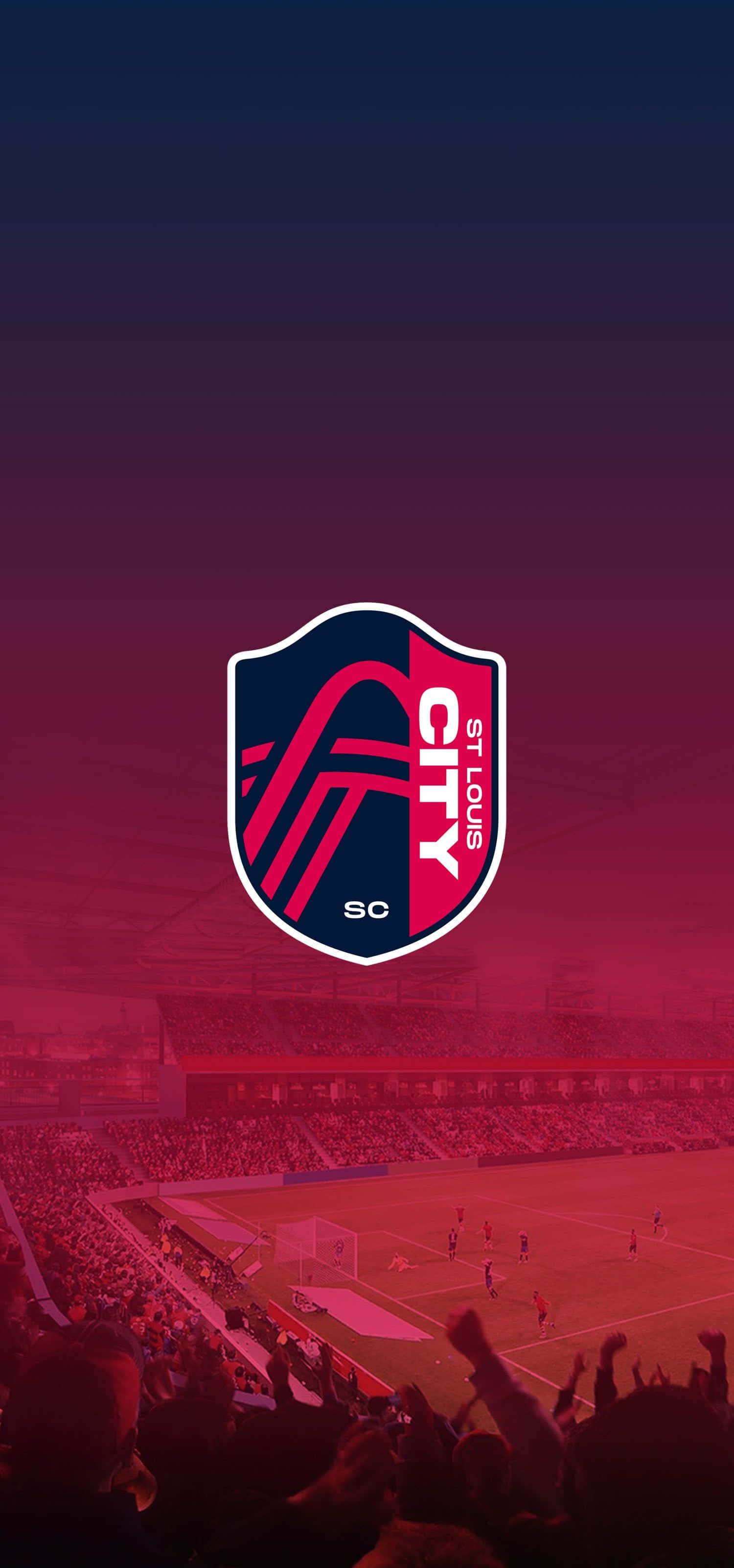 St. Louis City SC Futbol Pembe Görsel Duvar Kağıdı