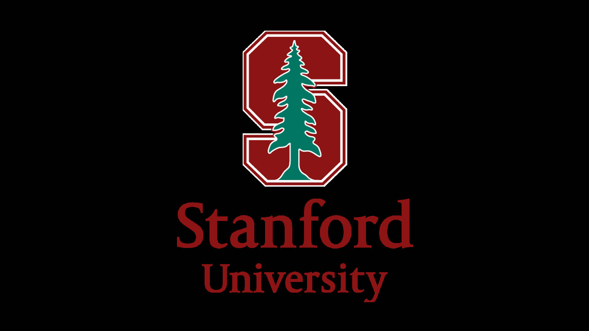Stanford Üniversitesi Logosu Beyaz Arkaplanda Duvar Kağıdı