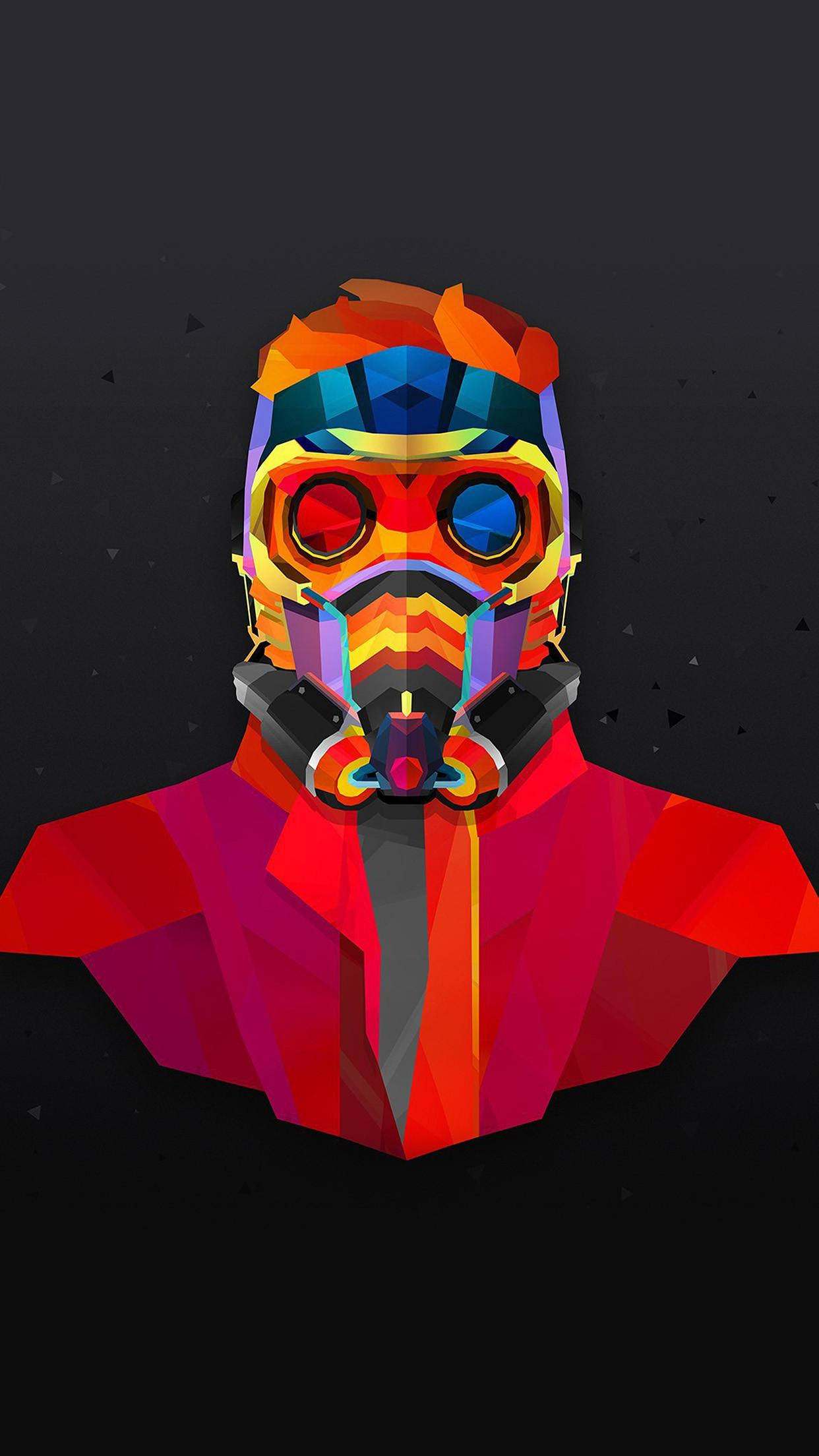 Star Lord Logosu Marvel iPhone X Duvar Kağıdı