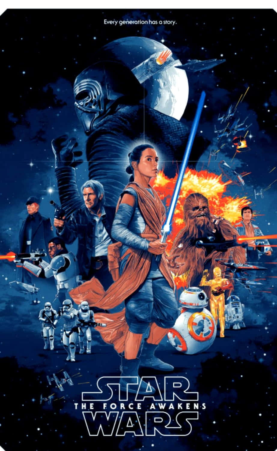 star wars güç uyanıyor posteri Duvar Kağıdı