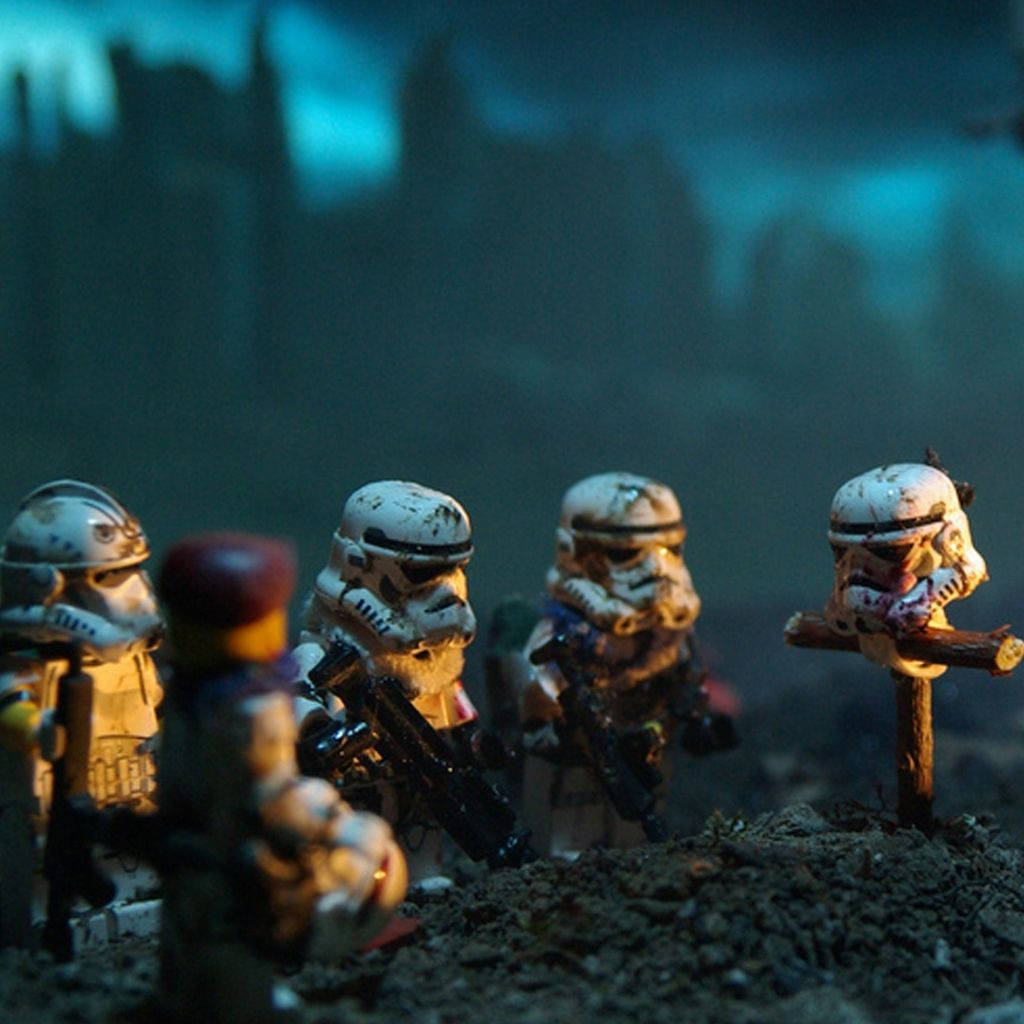 Star Wars Lego Stormtrooper iPad Mini Duvar Kağıdı