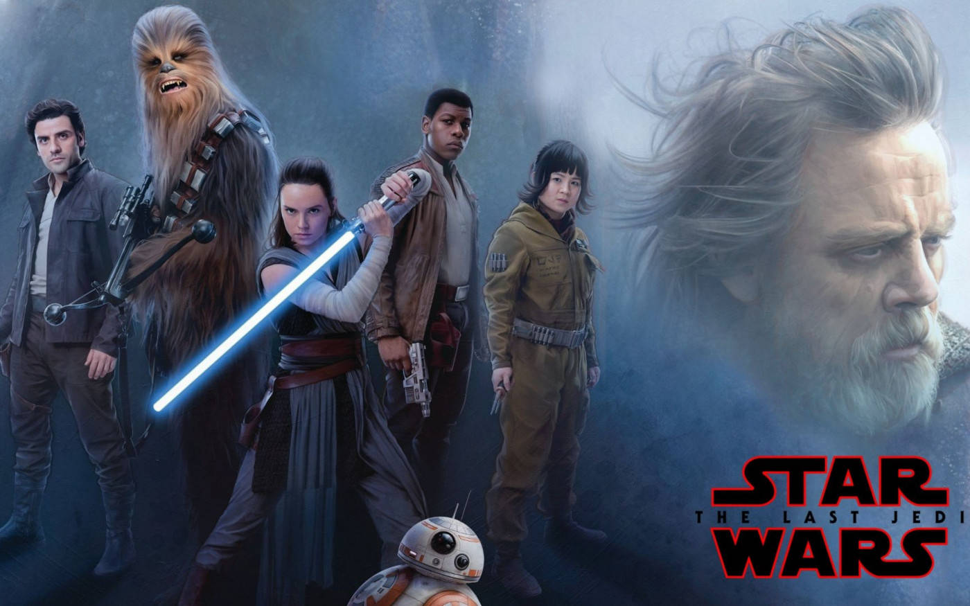 Star Wars Luke Skywalker 4K 2017 Film Posteri Duvar Kağıdı