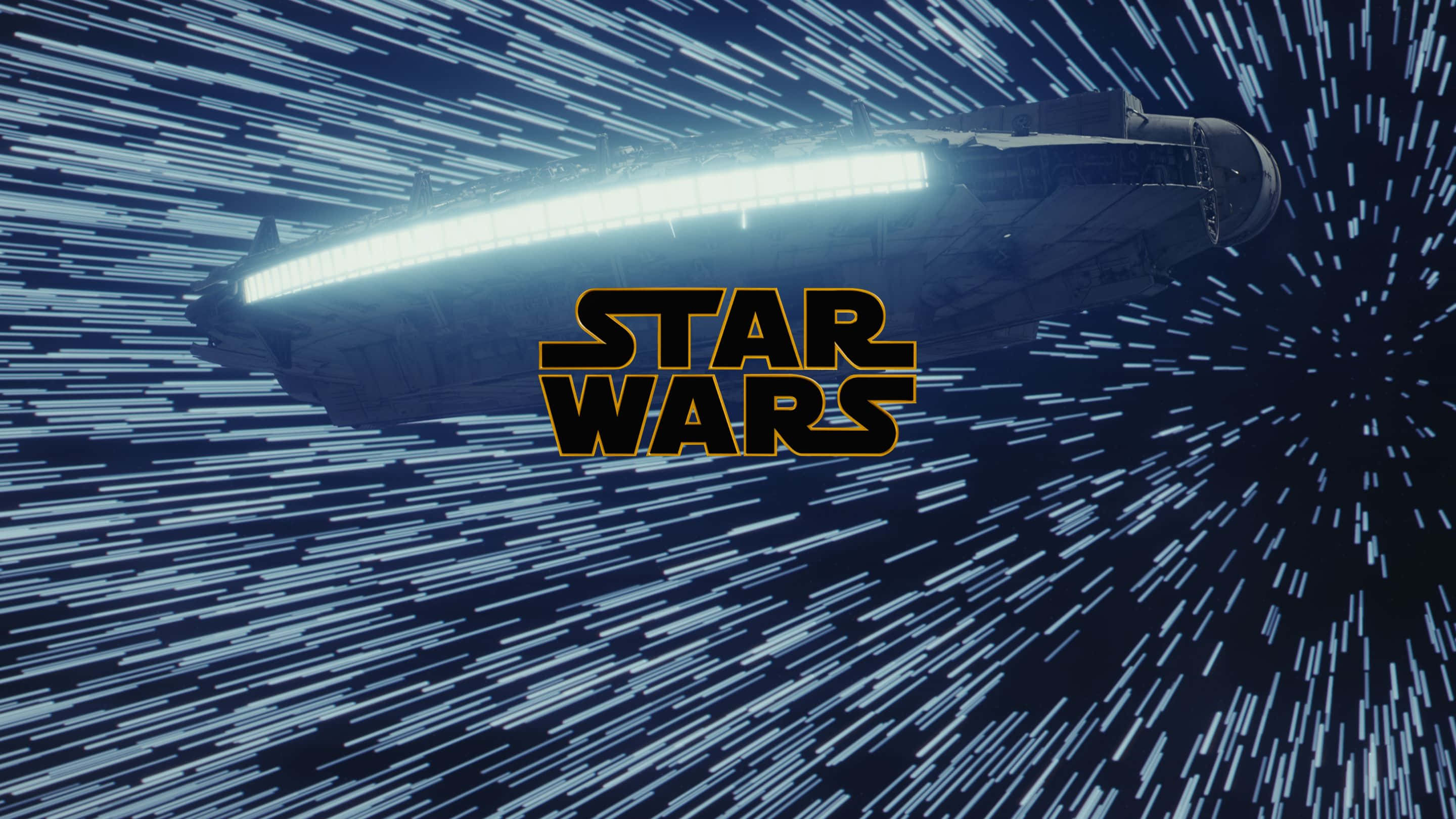 Star Wars Millennium Falcon Uzayda Resmi Duvar Kağıdı
