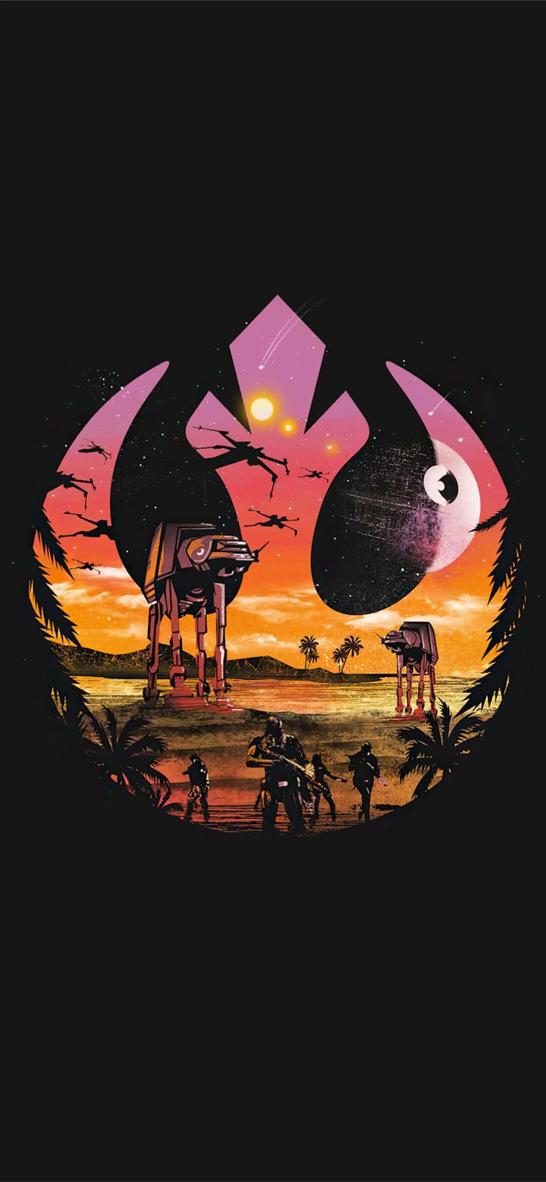 Star Wars Rogue One Tişört Tasarımı Duvar Kağıdı