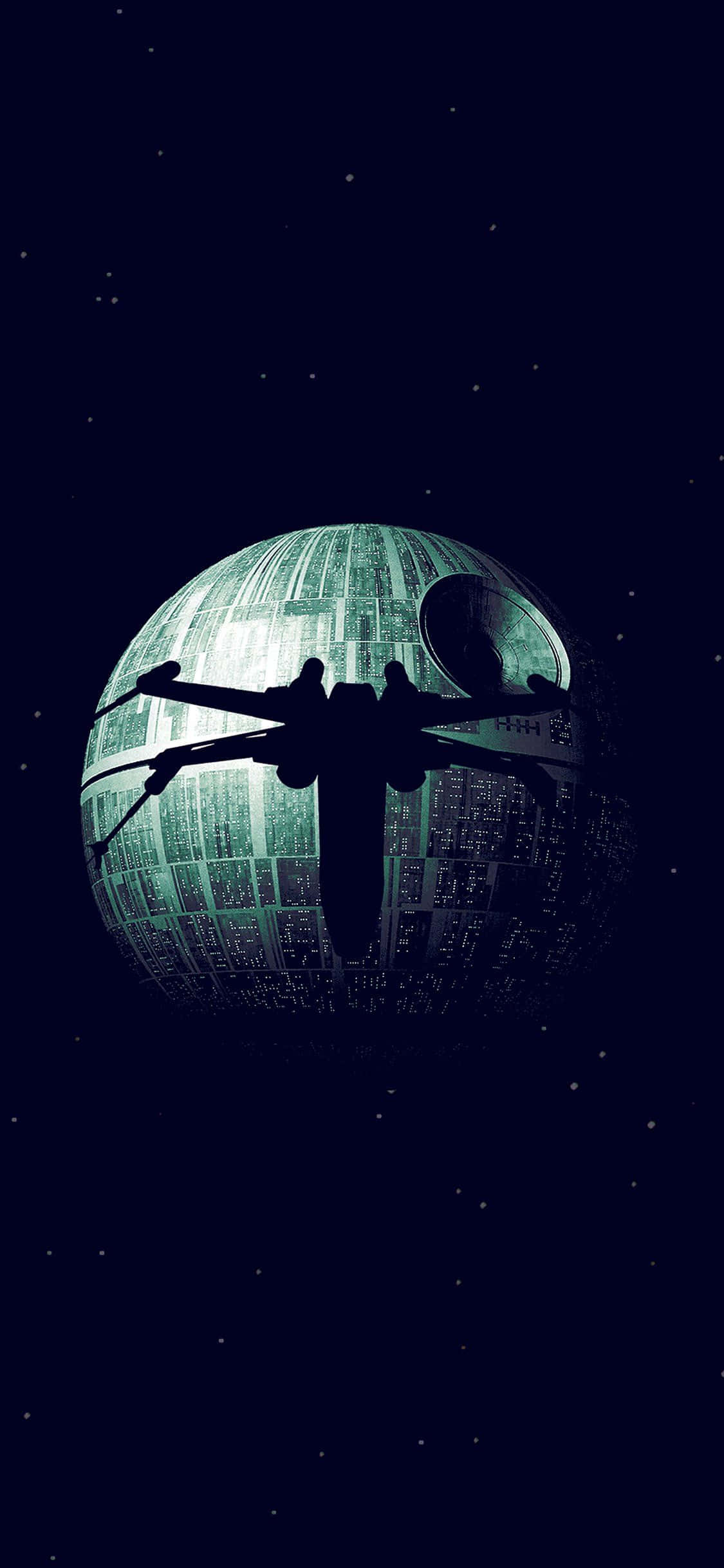 Star Wars Rogue One X Wing Ölüm Yıldızı Duvar Kağıdı