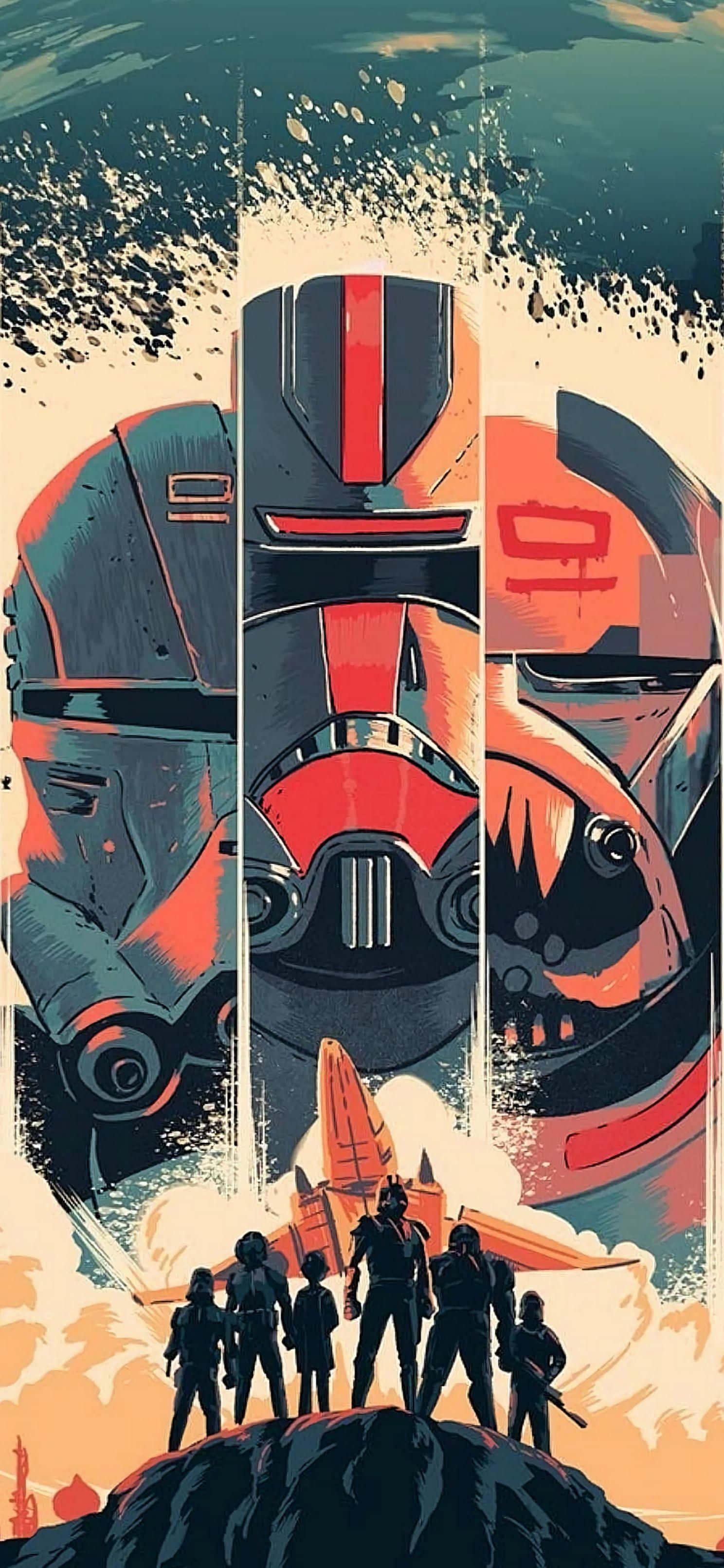 Star Wars'ta The Bad Batch ile Yeni Bir Çağı Keşfedin Duvar Kağıdı