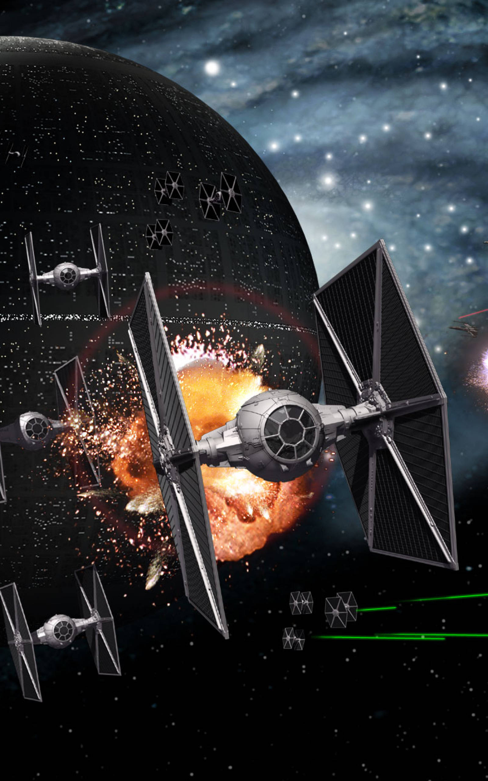 Star Wars'tan Ölüm Yıldızı Tablet Duvar Kağıdı
