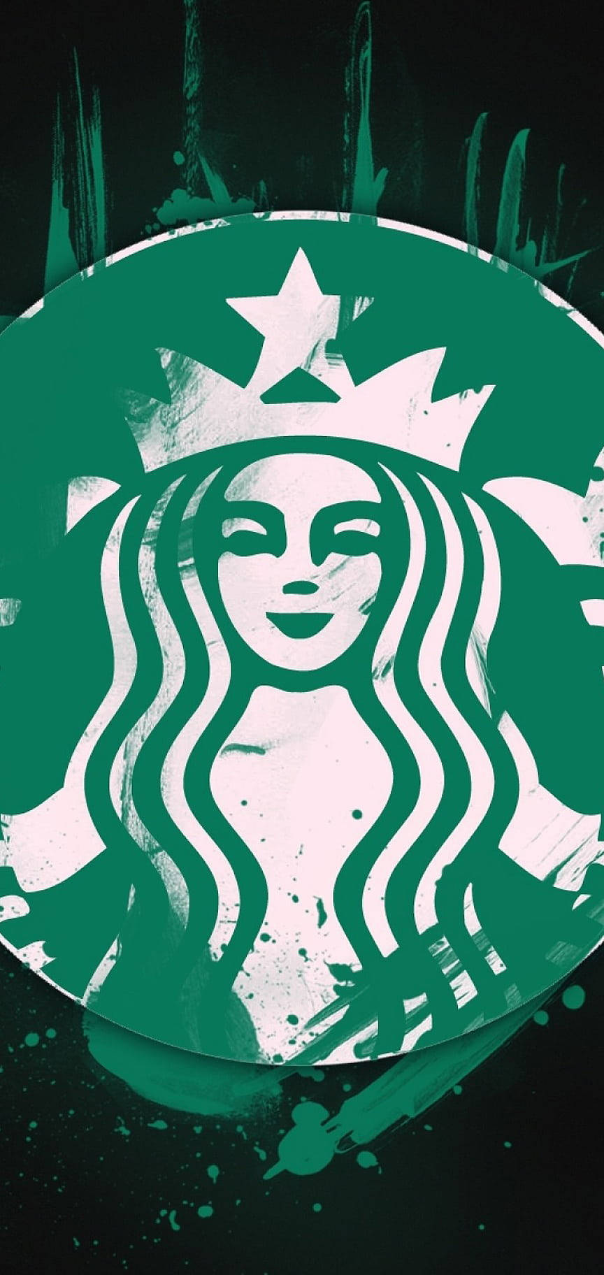 Starbucks Graffiti iPhone Duvar Kağıdı