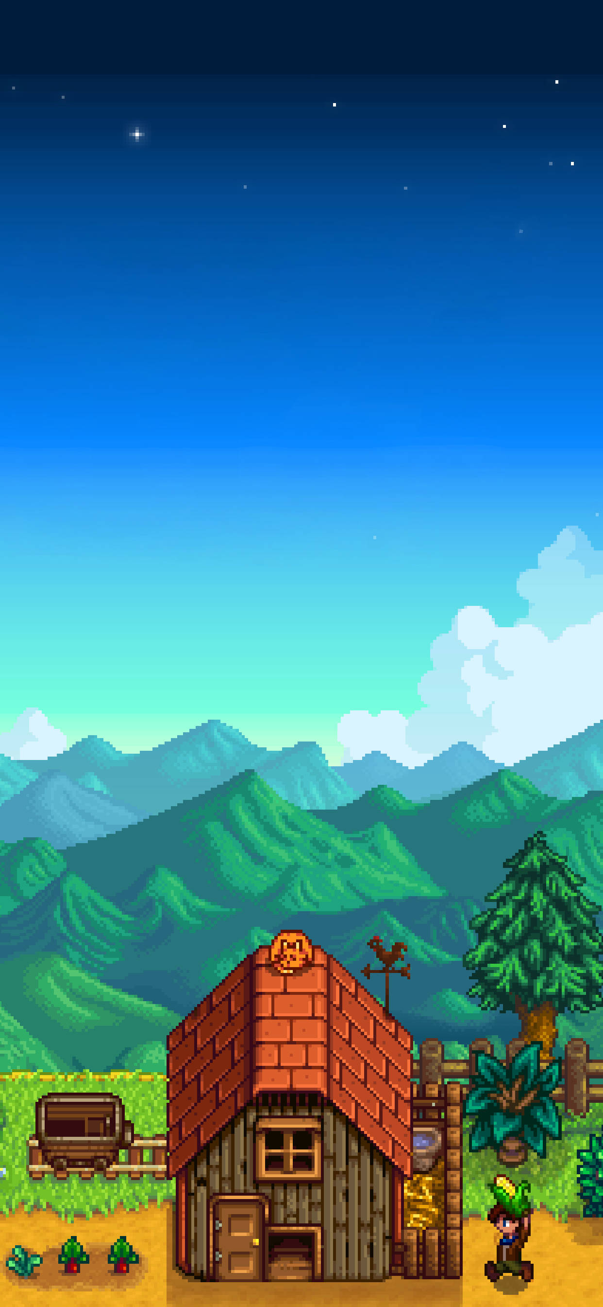 Stardew Valley'de Bir Hayat Yaşa Duvar Kağıdı