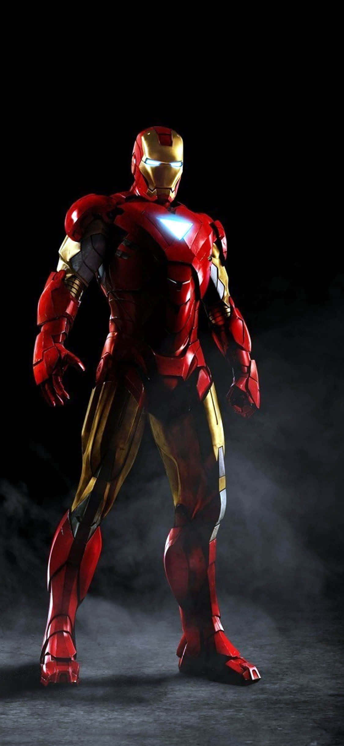 Stil ve İşlevin Mükemmel Birleşimi - Iron Man iPhone X Duvar Kağıdı