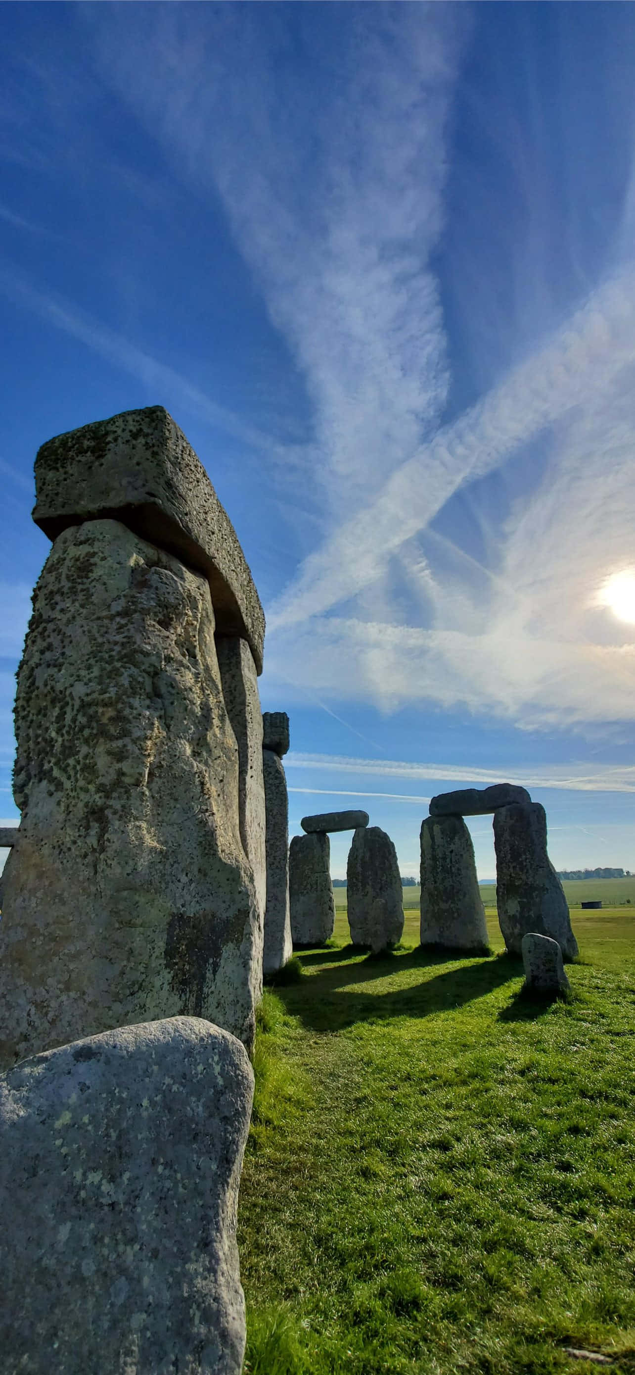 Stonehenge İngiltere'nin Dev Taş Blokları Duvar Kağıdı
