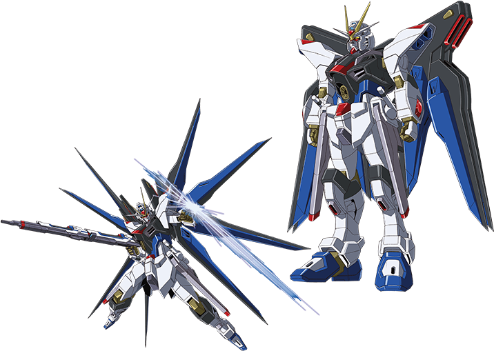 Strike Freedom Gundam Çift Poz Duvar Kağıdı