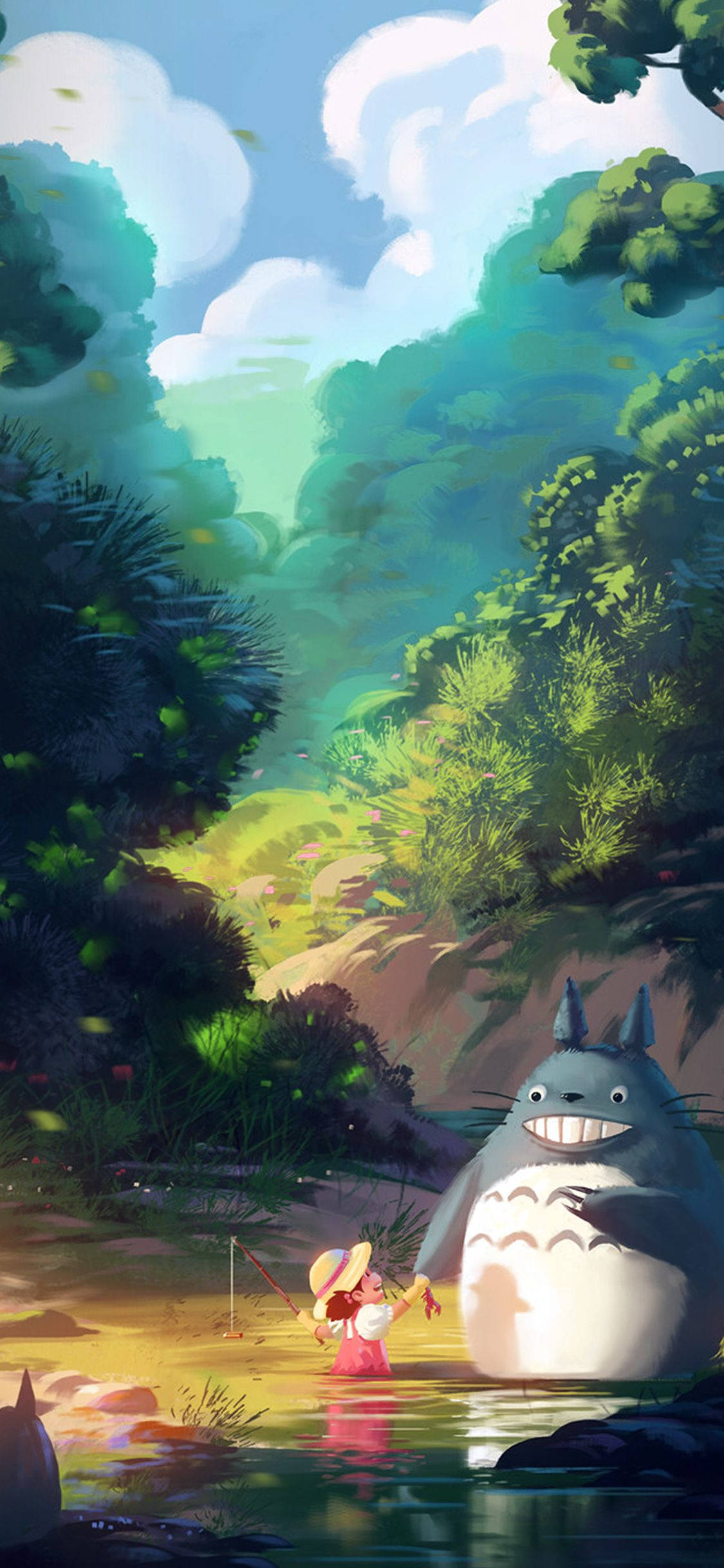 Studio Ghibli iPhone My Neighbor Totoro Duvar Kağıdı
