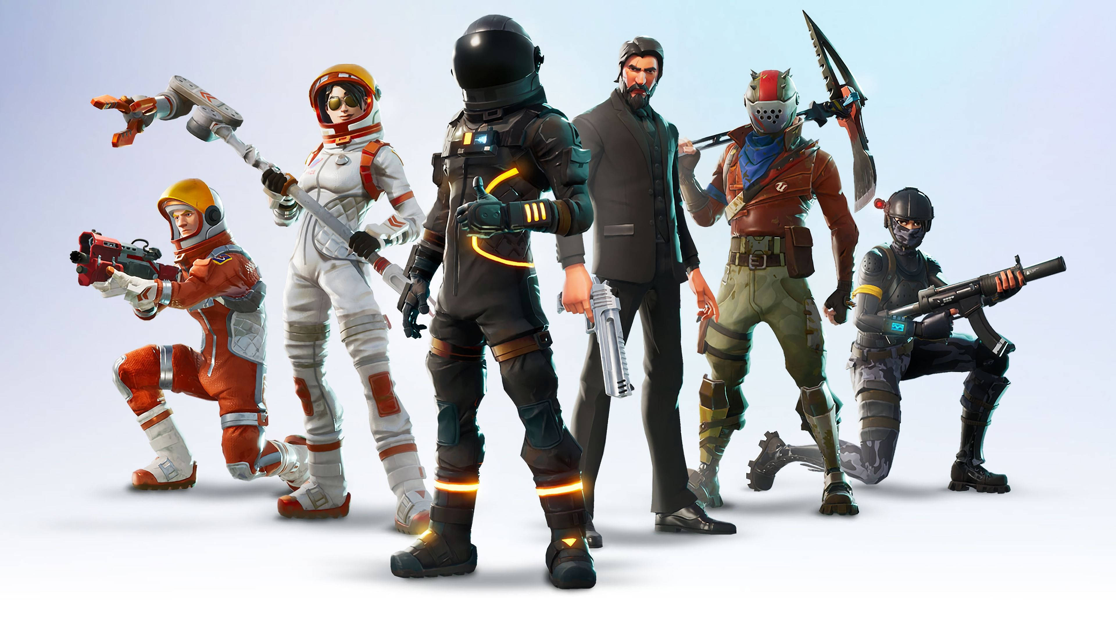 Şu Harika Fortnite Kostümlerine Bir Bak Duvar Kağıdı