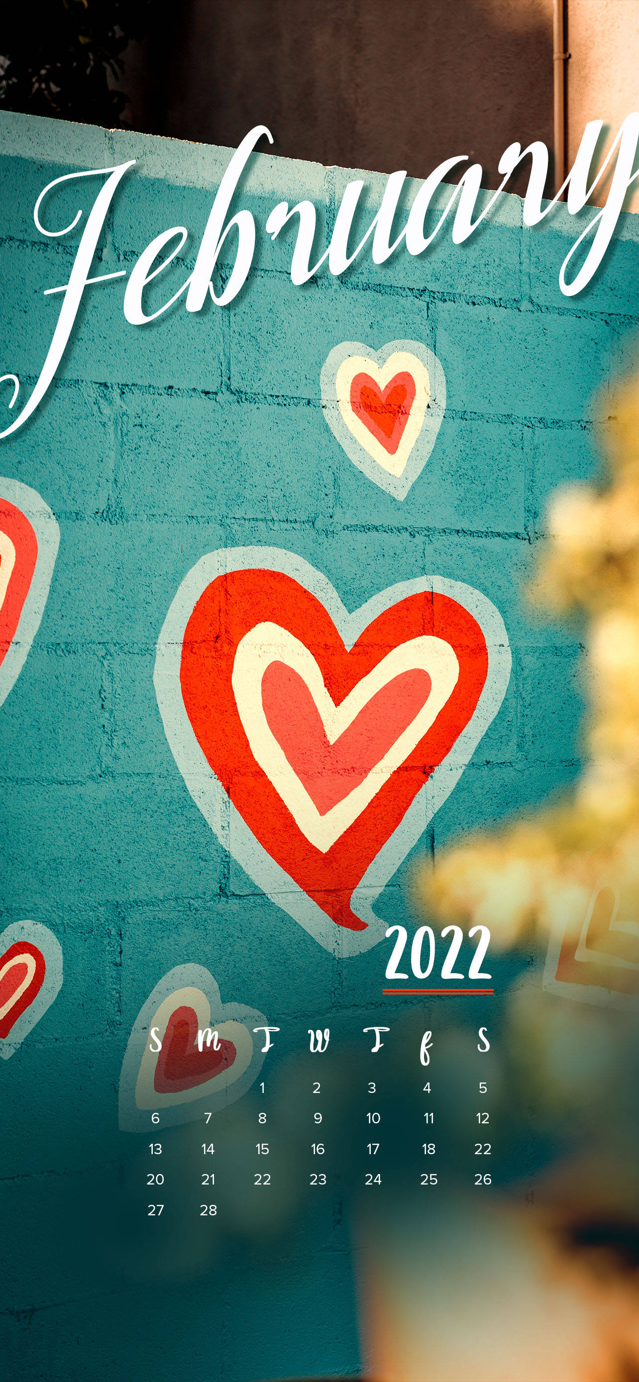 Şubat 2022 Takvim Sanat Eseri Duvar Kağıdı