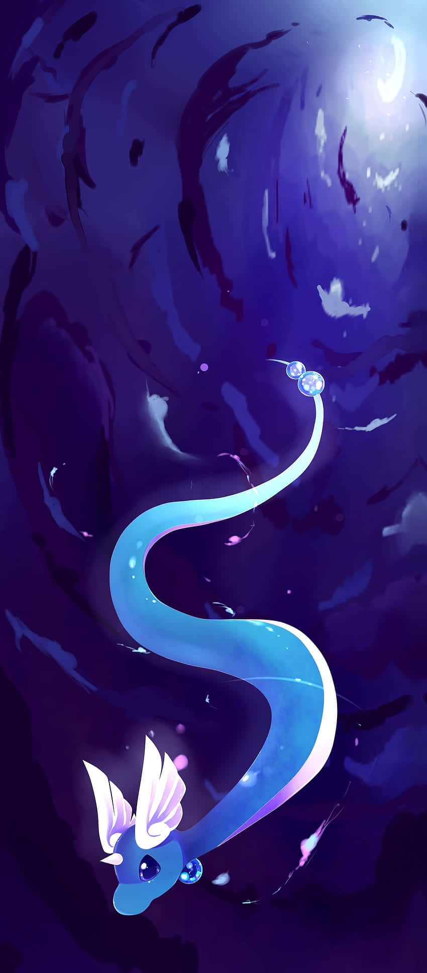 Suda Dragonair Soyut Çizim Duvar Kağıdı