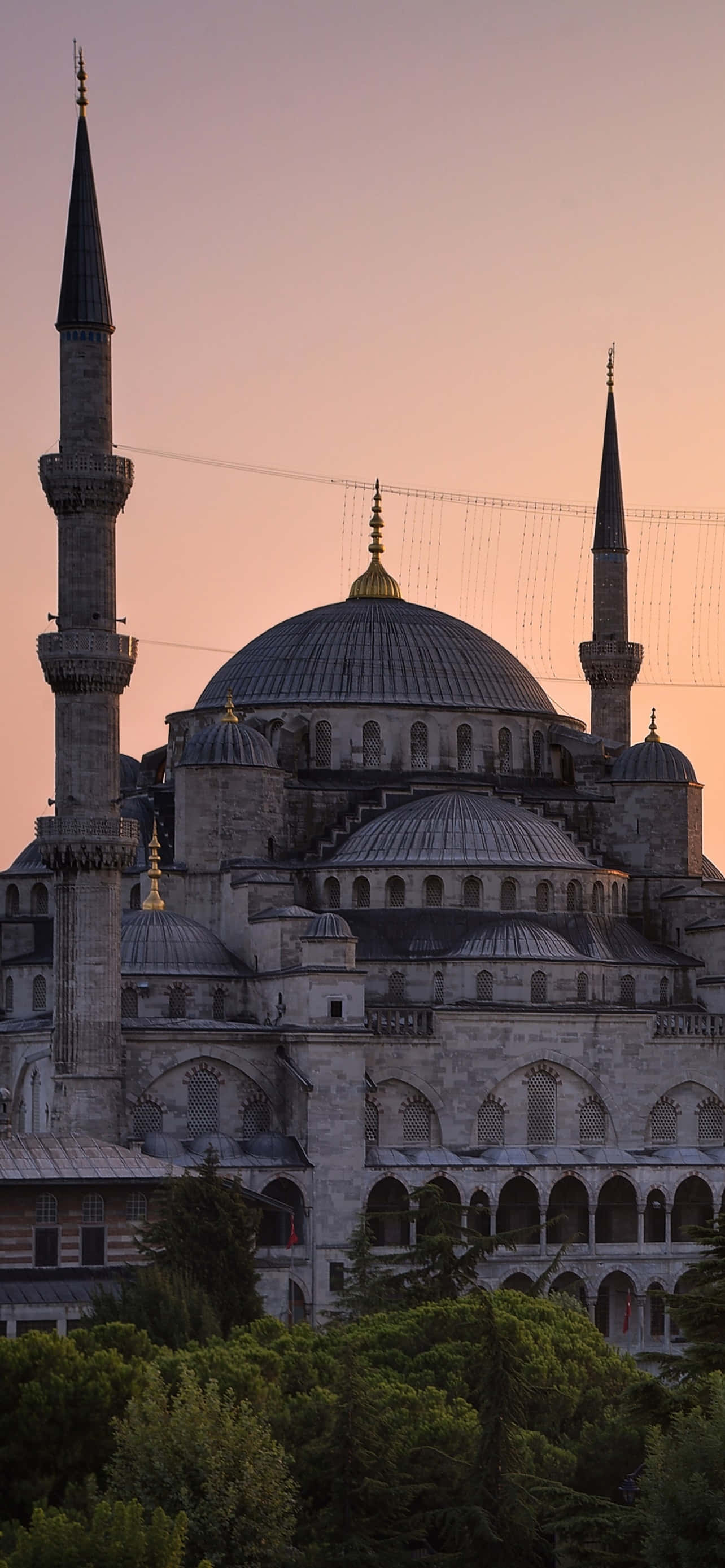 Sultan Ahmet Camii iPhone Gün Batımı Duvar Kağıdı