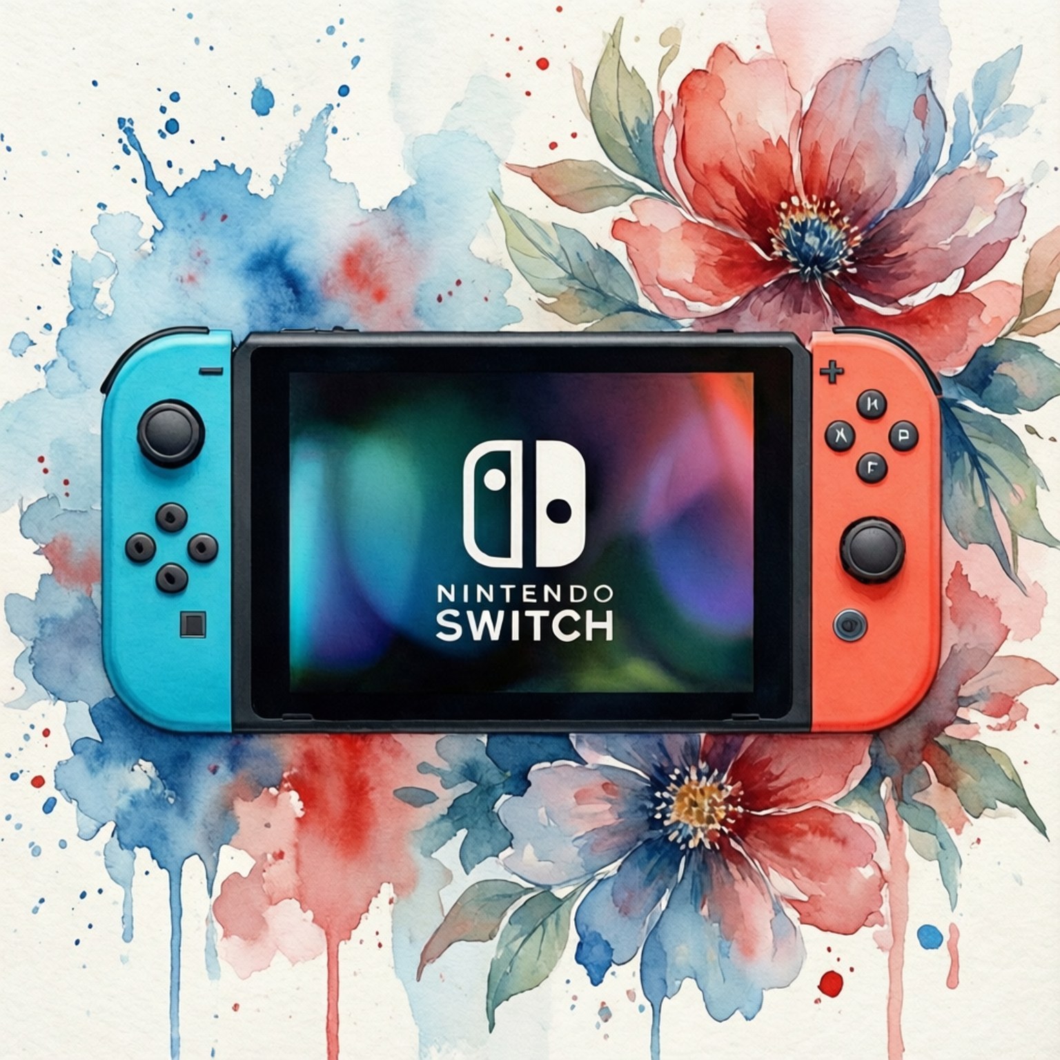 Suluboya Switch Duvar Kağıdı