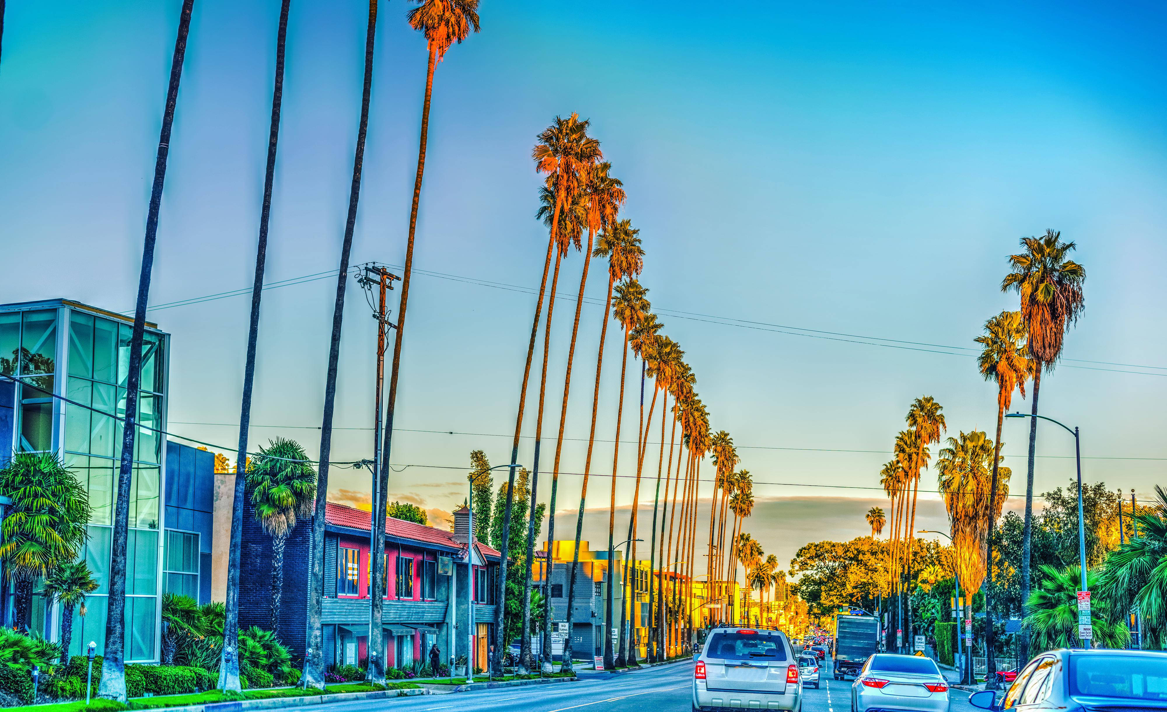 Sunset Boulevard Evleri Duvar Kağıdı
