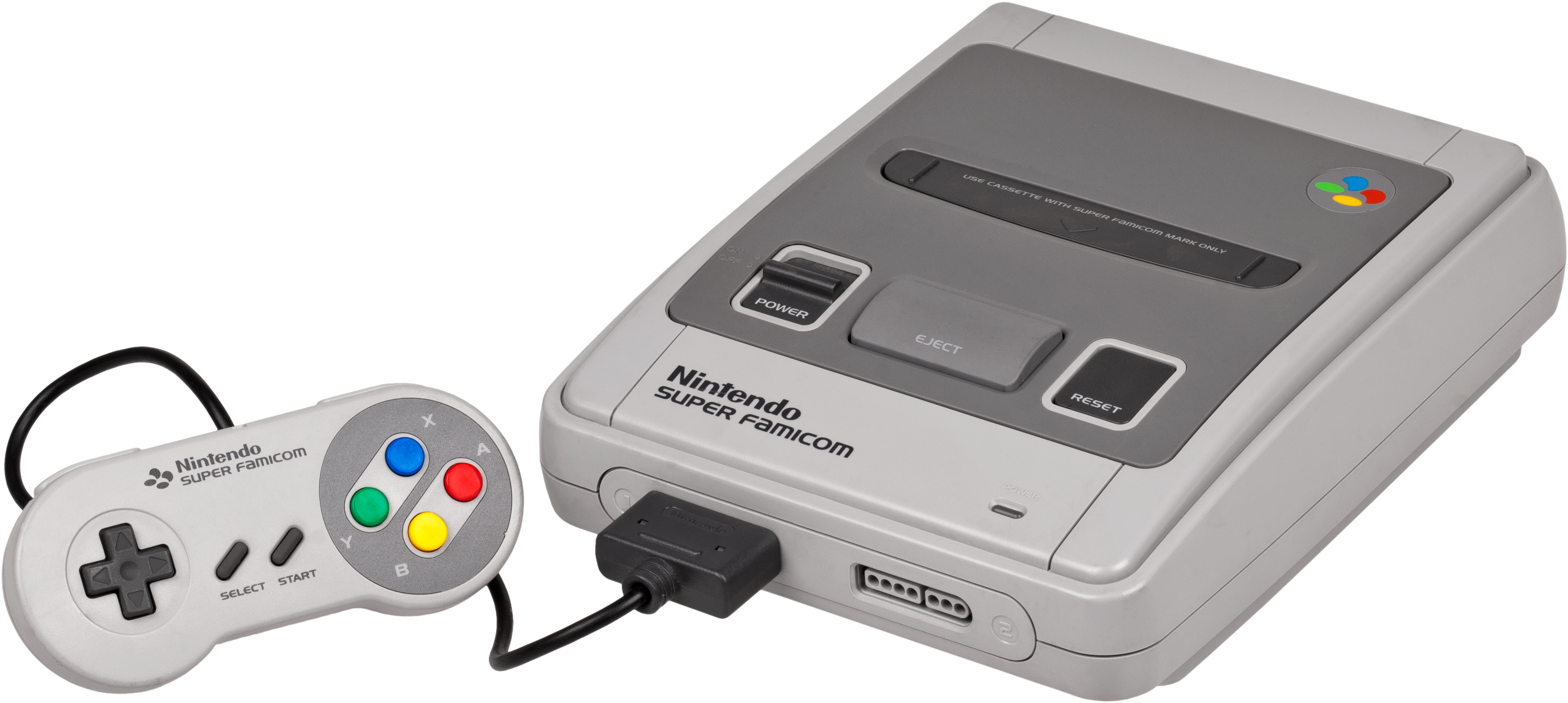 Super Famicom Konsolu ve Kumandası Duvar Kağıdı