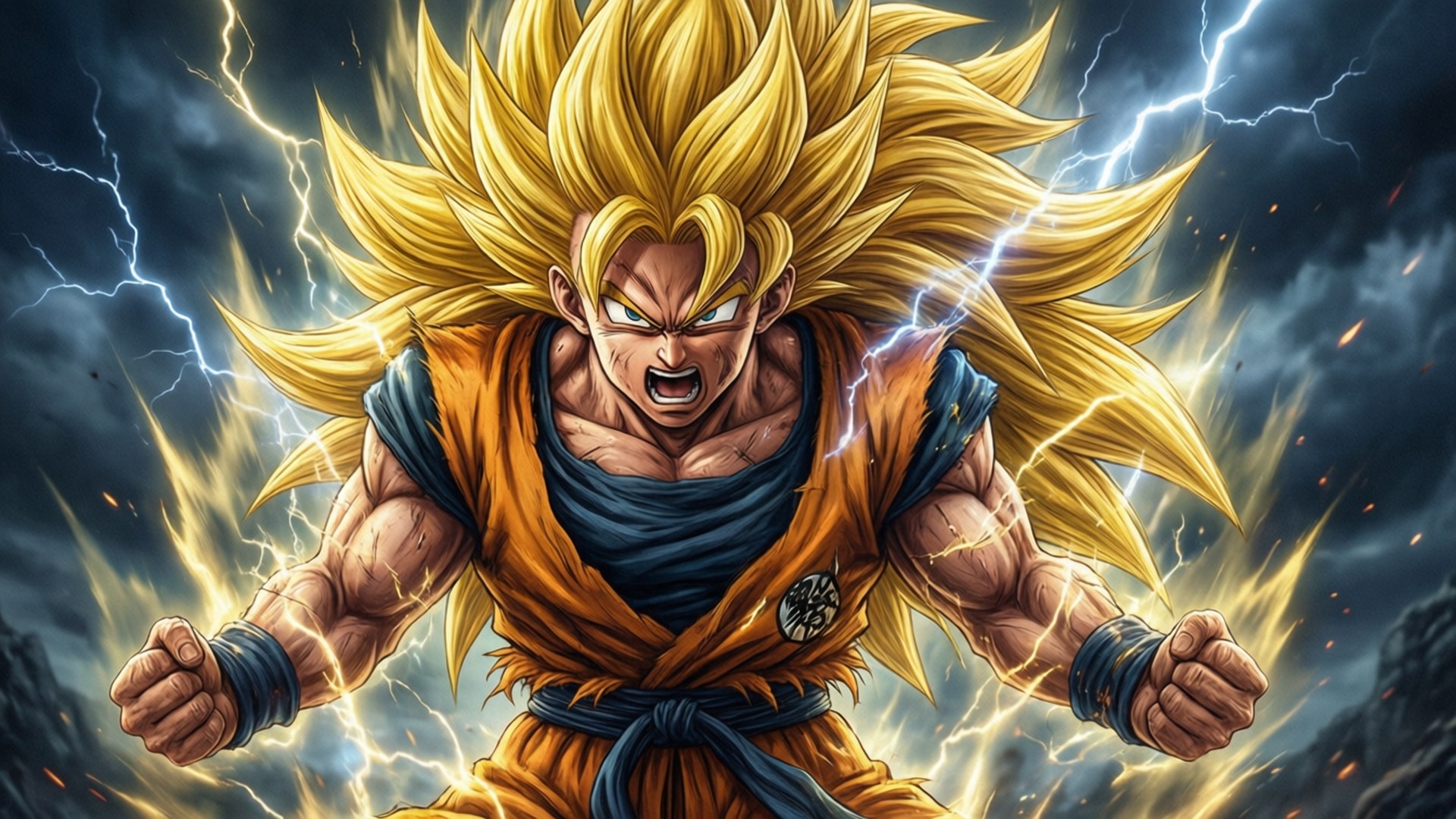 Süper Saiyan 3 Öfkesi Duvar Kağıdı