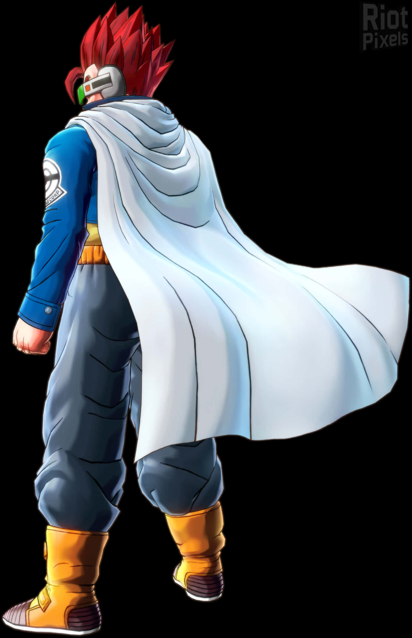 Süper Saiyan Büyük Saiyaman Arka Görünüm Duvar Kağıdı