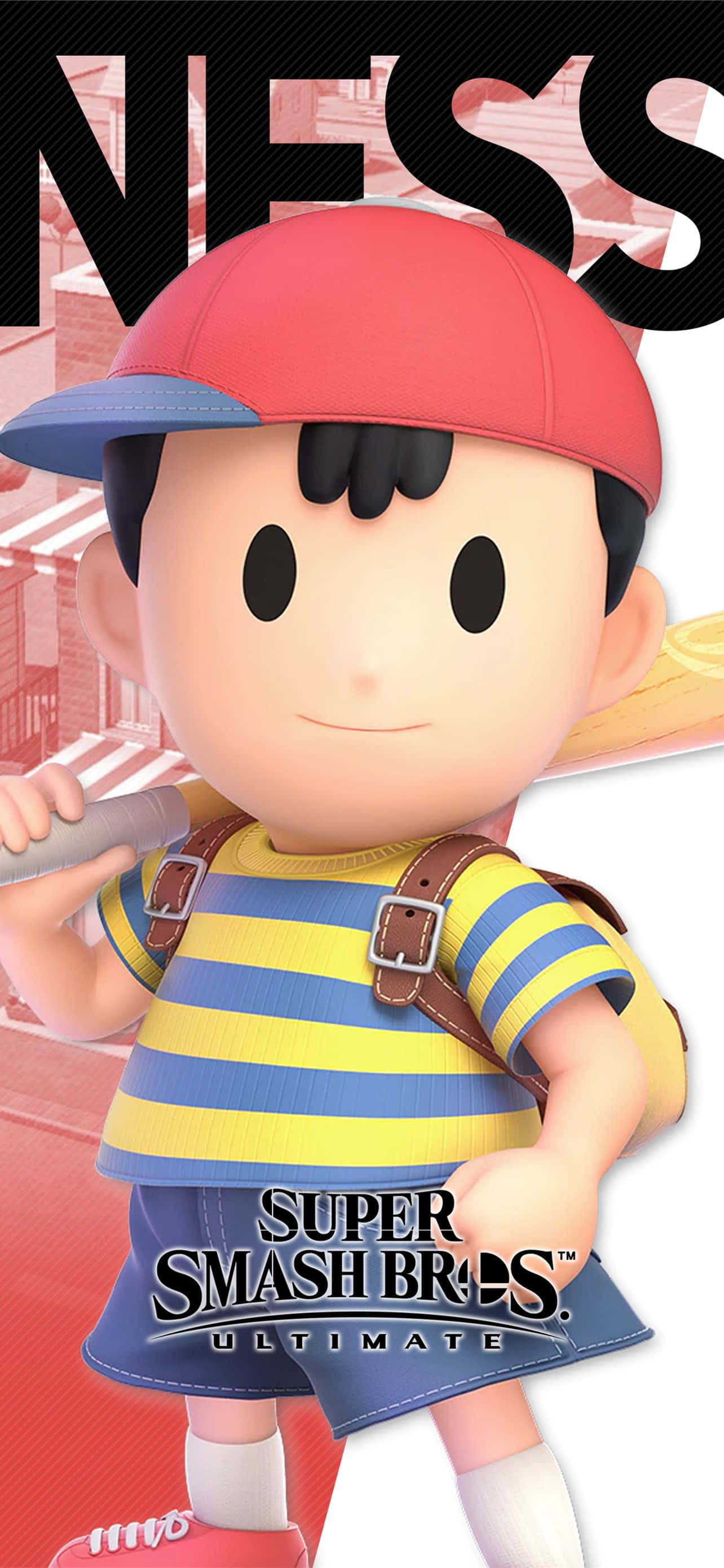 super smash bros ness için bir poster Duvar Kağıdı