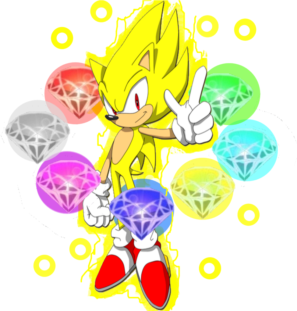 Süper Sonic ve Kaos Zümrütleri Duvar Kağıdı