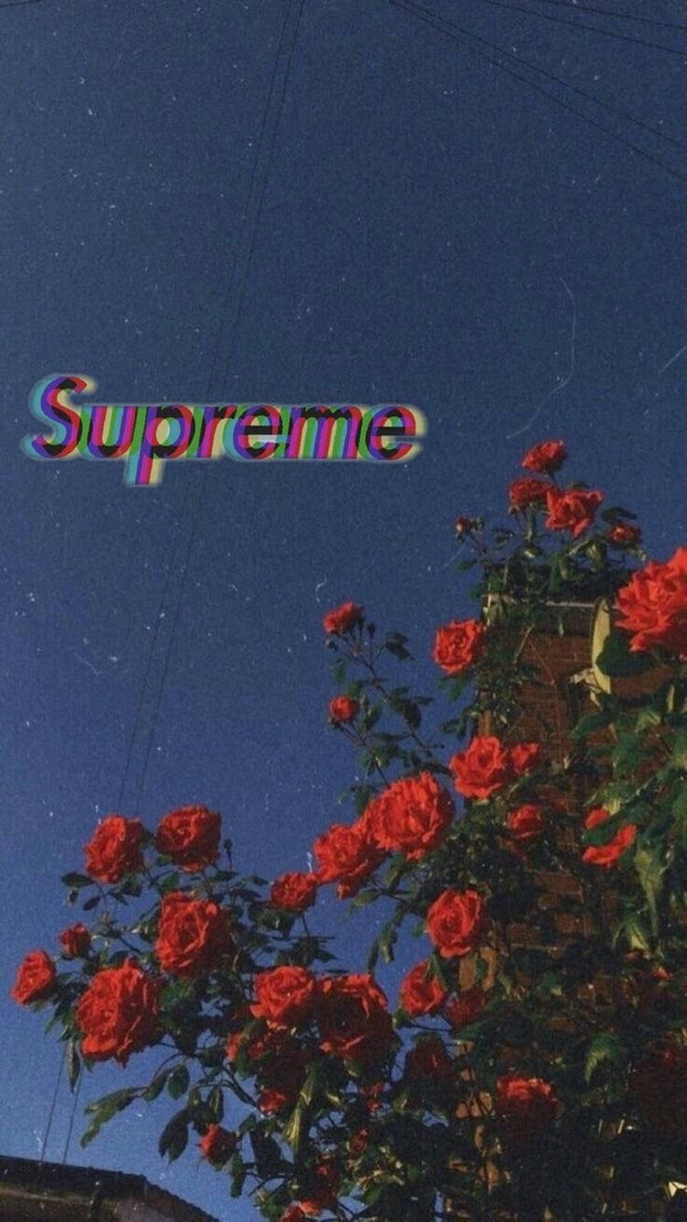 Supreme Estetik Gece Gökyüzü Duvar Kağıdı