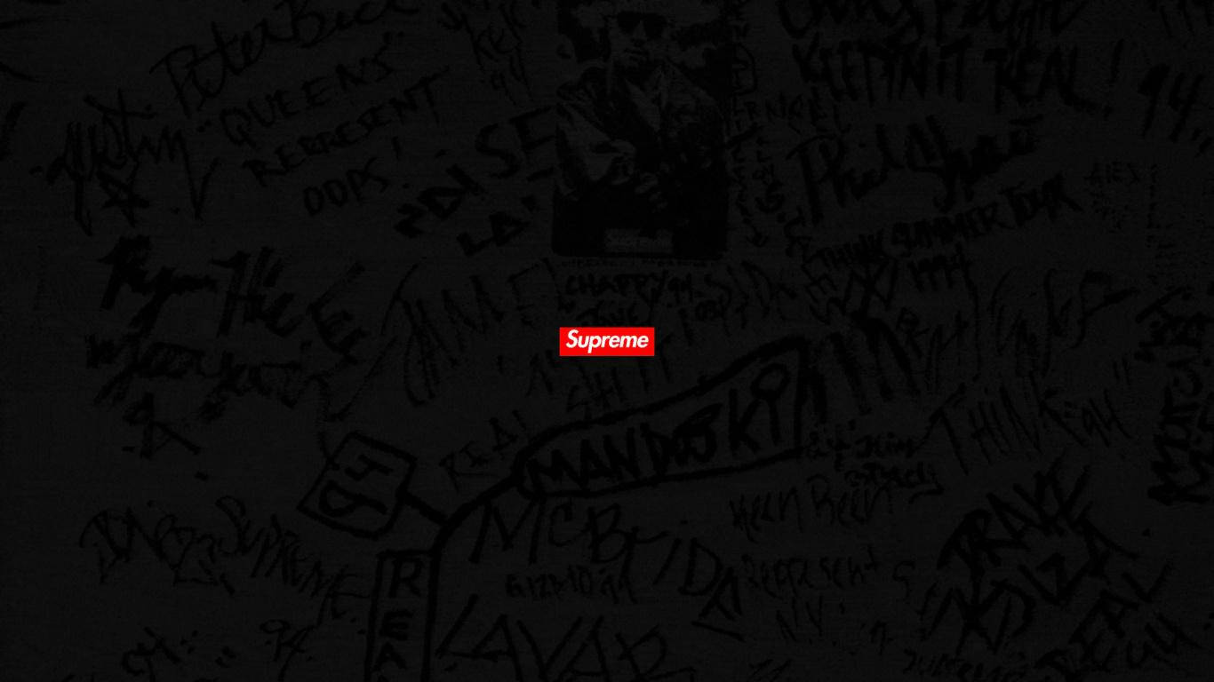 Supreme Grafiti Dizüstü Bilgisayar Duvar Kağıdı