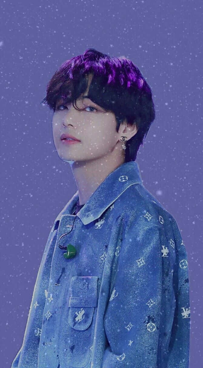 Taehyung Louis Vuitton Fotoğrafı Duvar Kağıdı