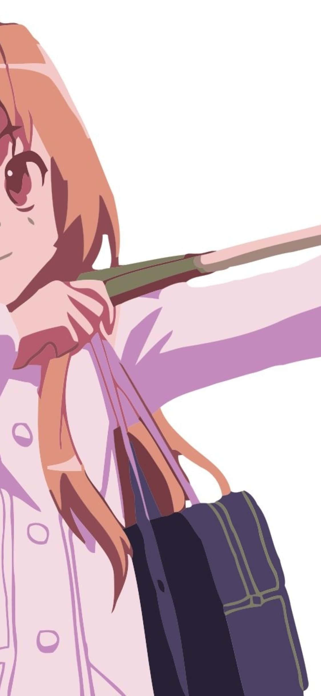Taiga Aisaka, Toradora! anime serisinin enerjik ve kararlı kahramanı. Duvar Kağıdı