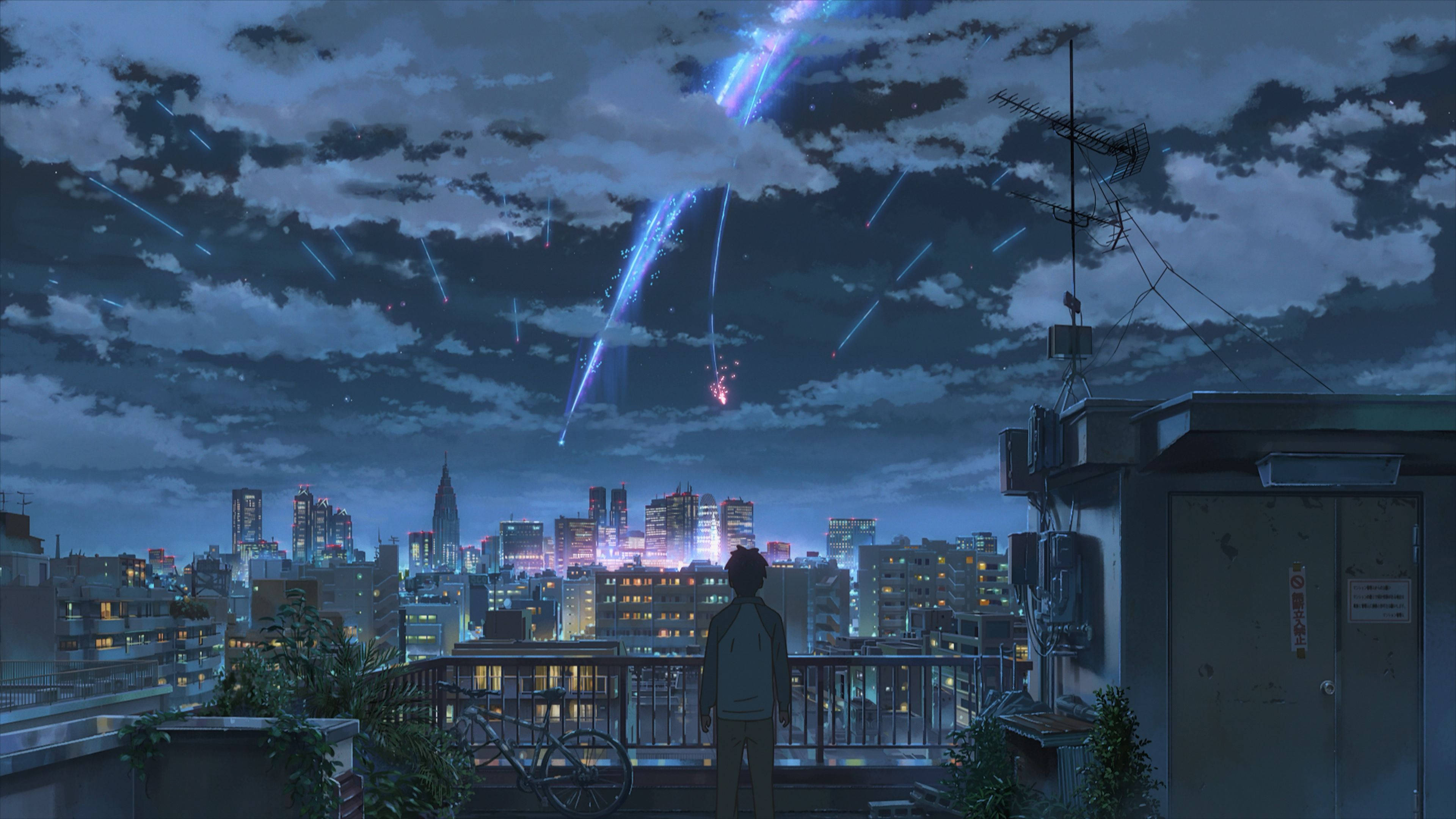 Taki Kuyruklu Yıldız Your Name Anime 2016 Duvar Kağıdı
