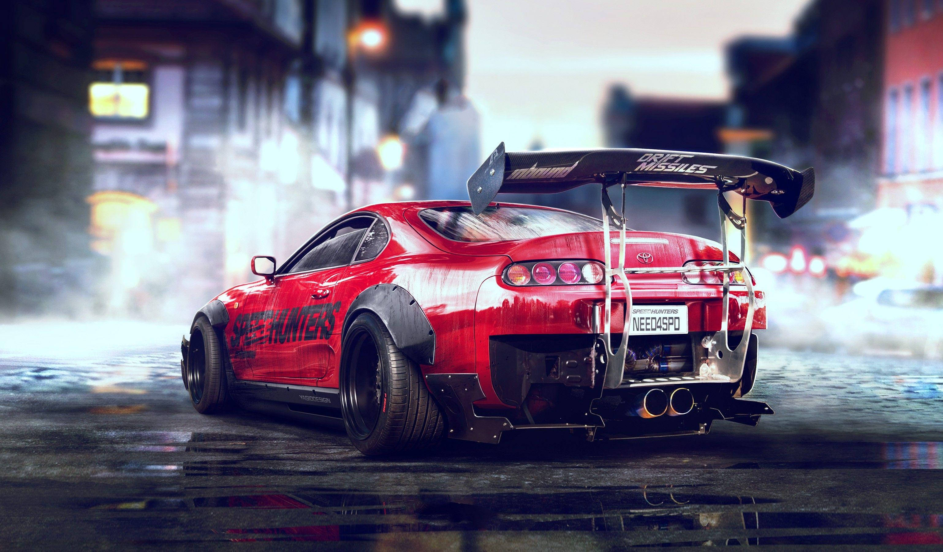 Tamamen Modifiye Edilmiş Toyota Supra Mk4 Duvar Kağıdı
