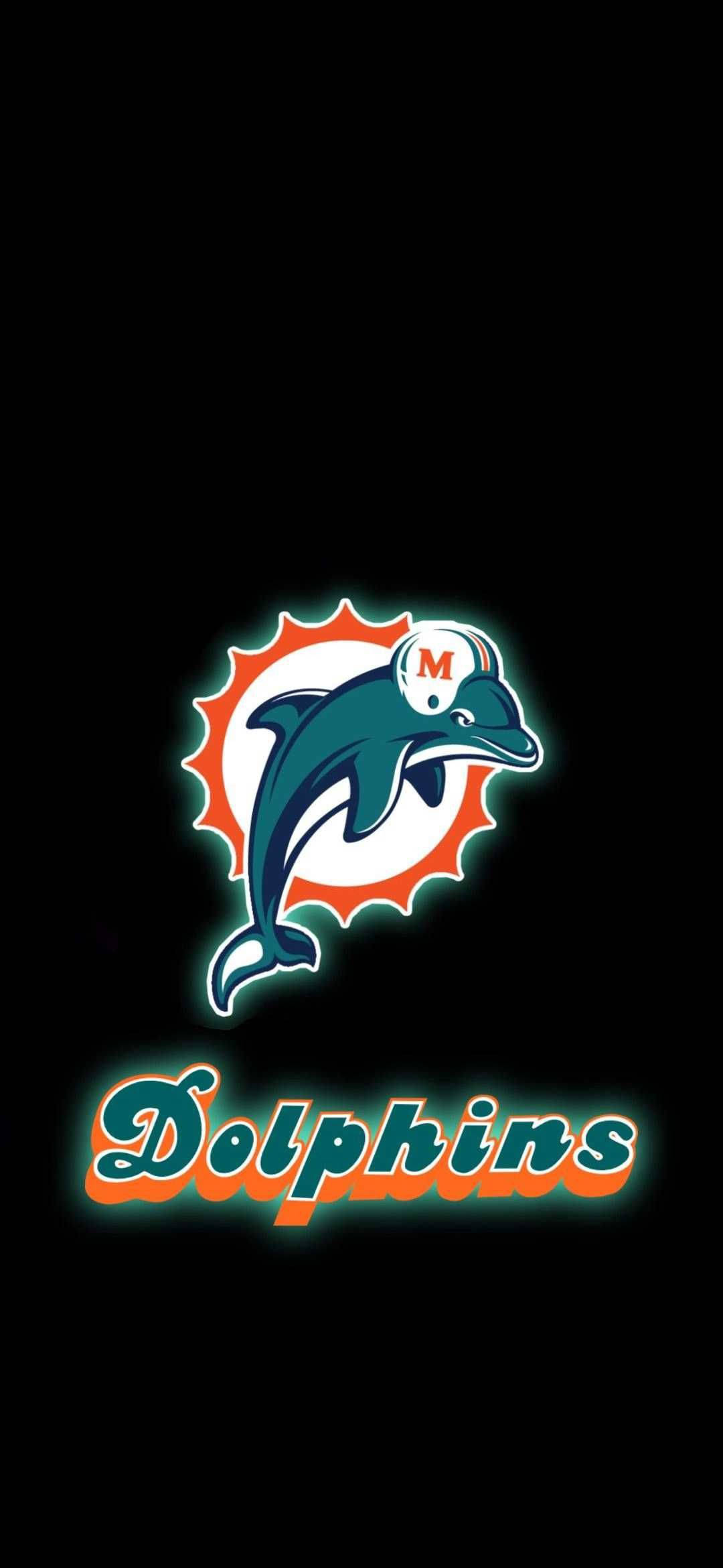 Taraftarlığını yaşa ve Miami Dolphins'e desteğini bu Miami Dolphins iPhone ile göster! Duvar Kağıdı