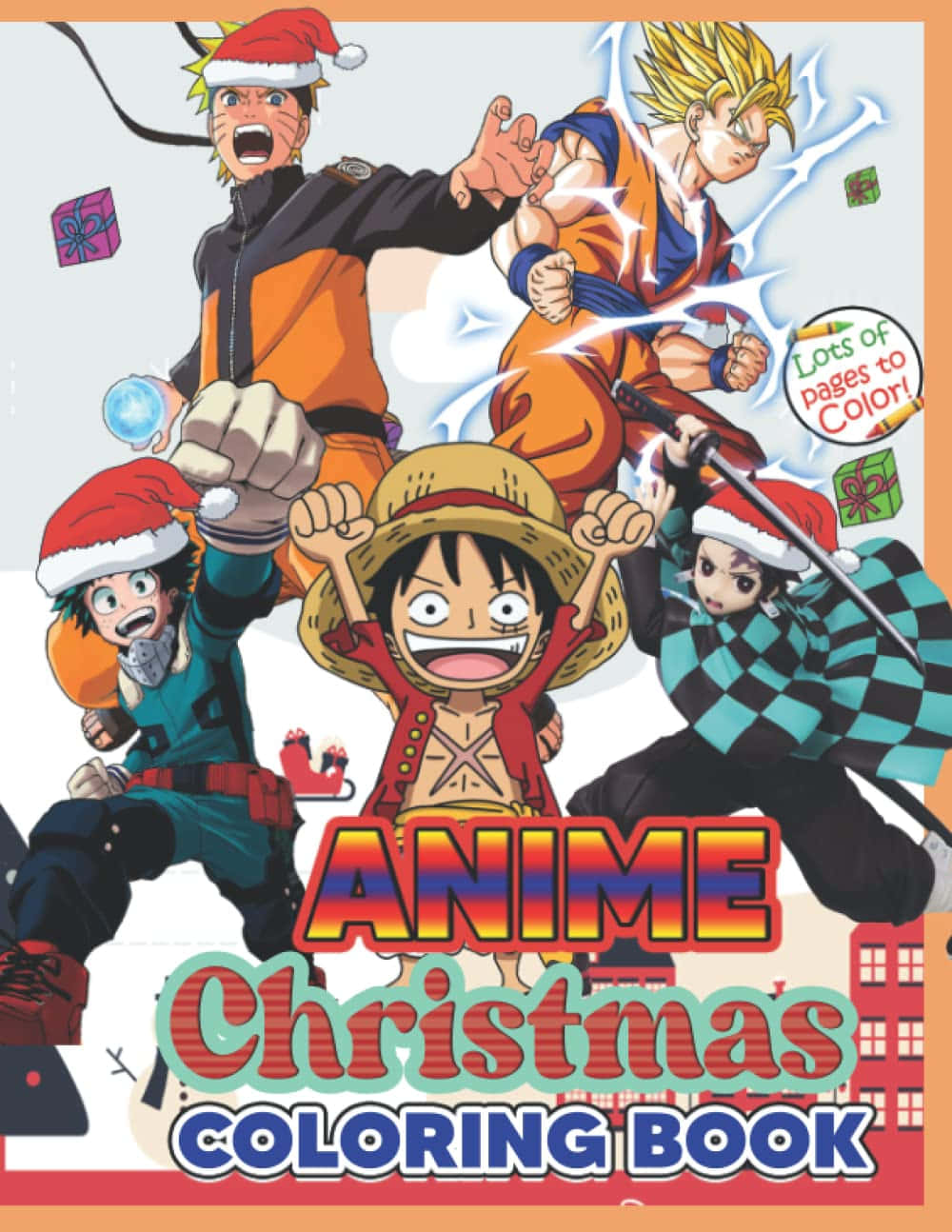 Tatil ruhuna girin bu şenlikli Anime Noel Sahnesiyle! Duvar Kağıdı