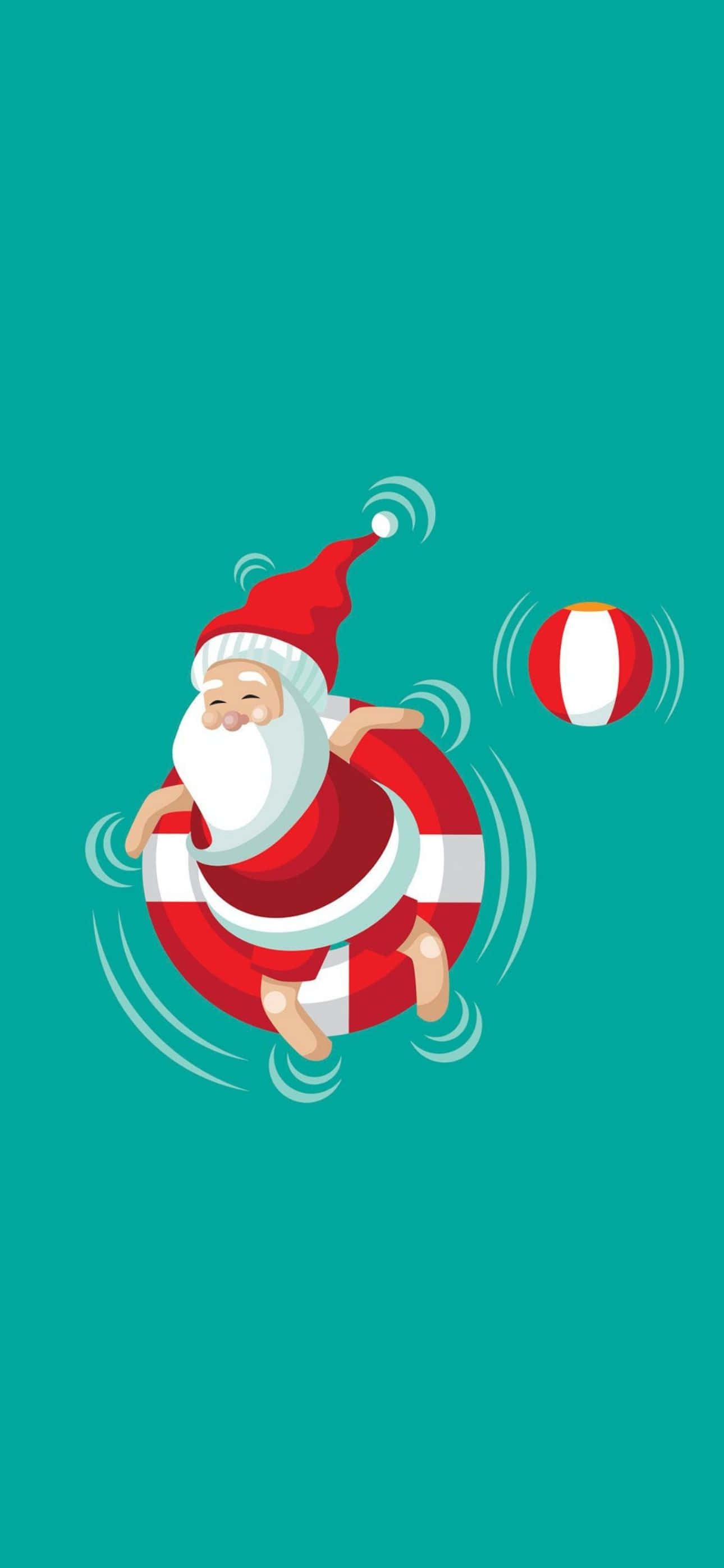 Tatil Ruhunu Yansıtan Şenlikli Bir Noel iPhone Duvar Kağıdı