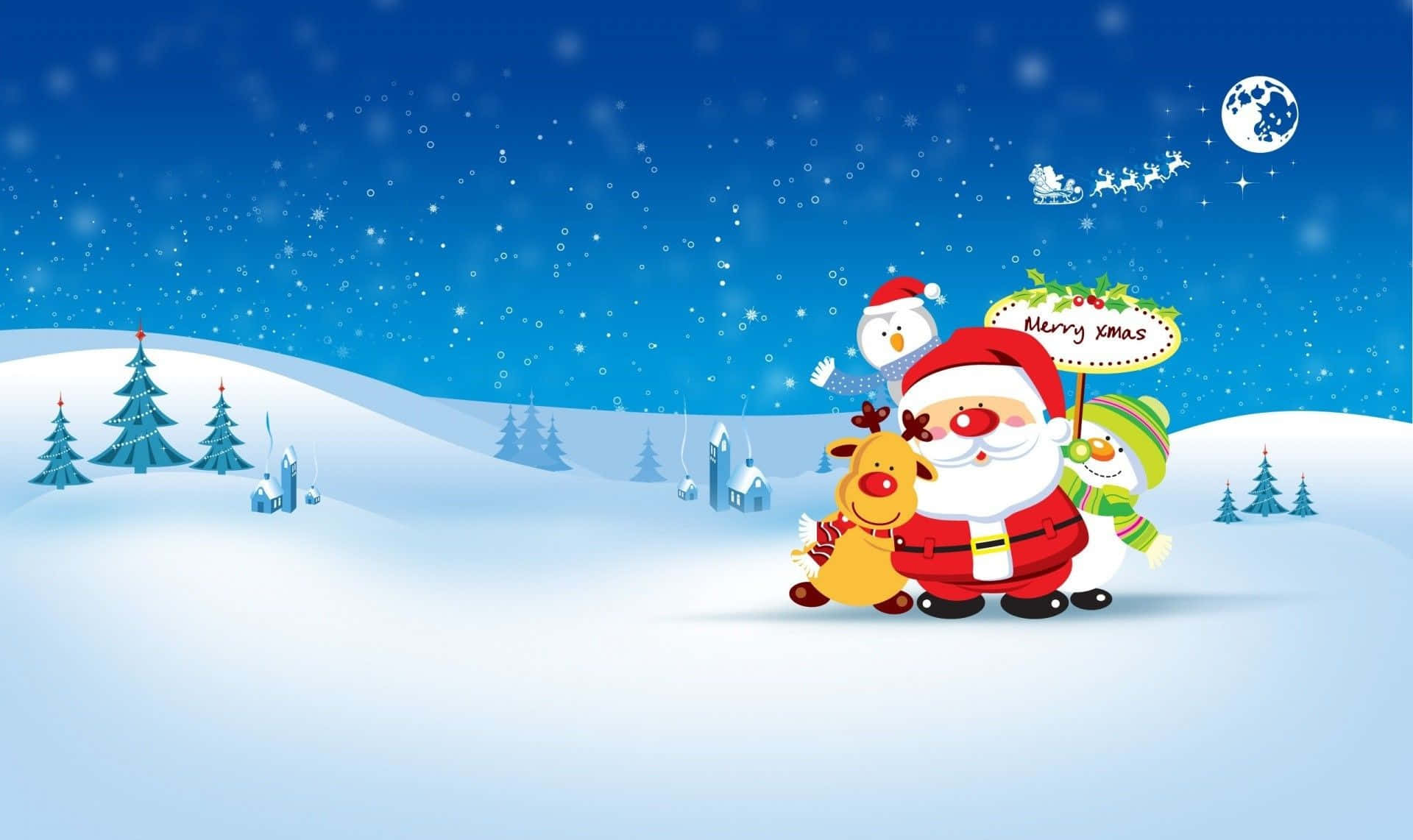 Tatilleri Noel Coşkusuyla Kutlayın Duvar Kağıdı