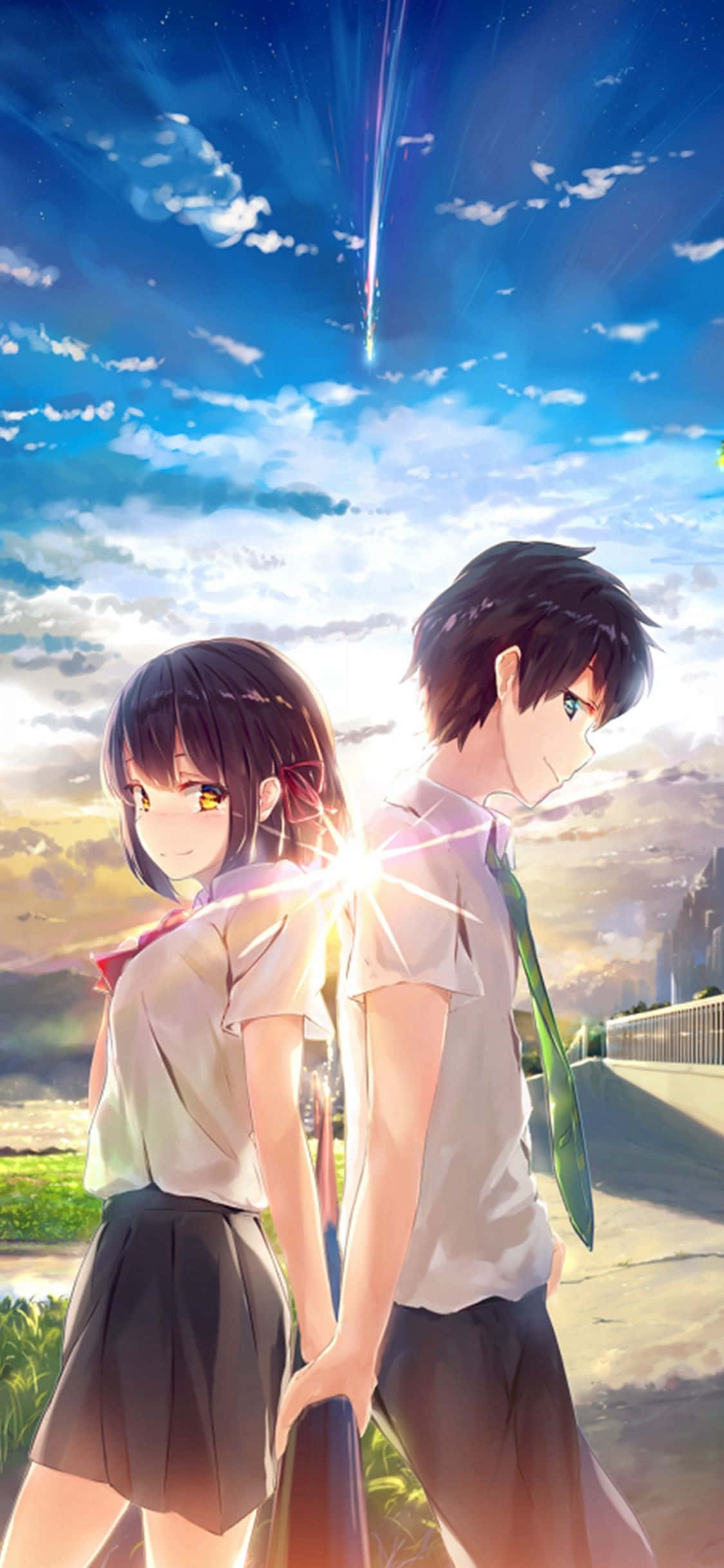Tatlı Anime Your Name.2016 filmi Duvar Kağıdı