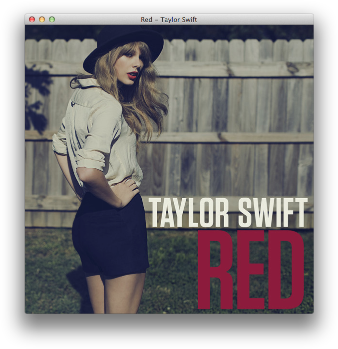 Taylor Swift Red Albüm Kapağı Duvar Kağıdı