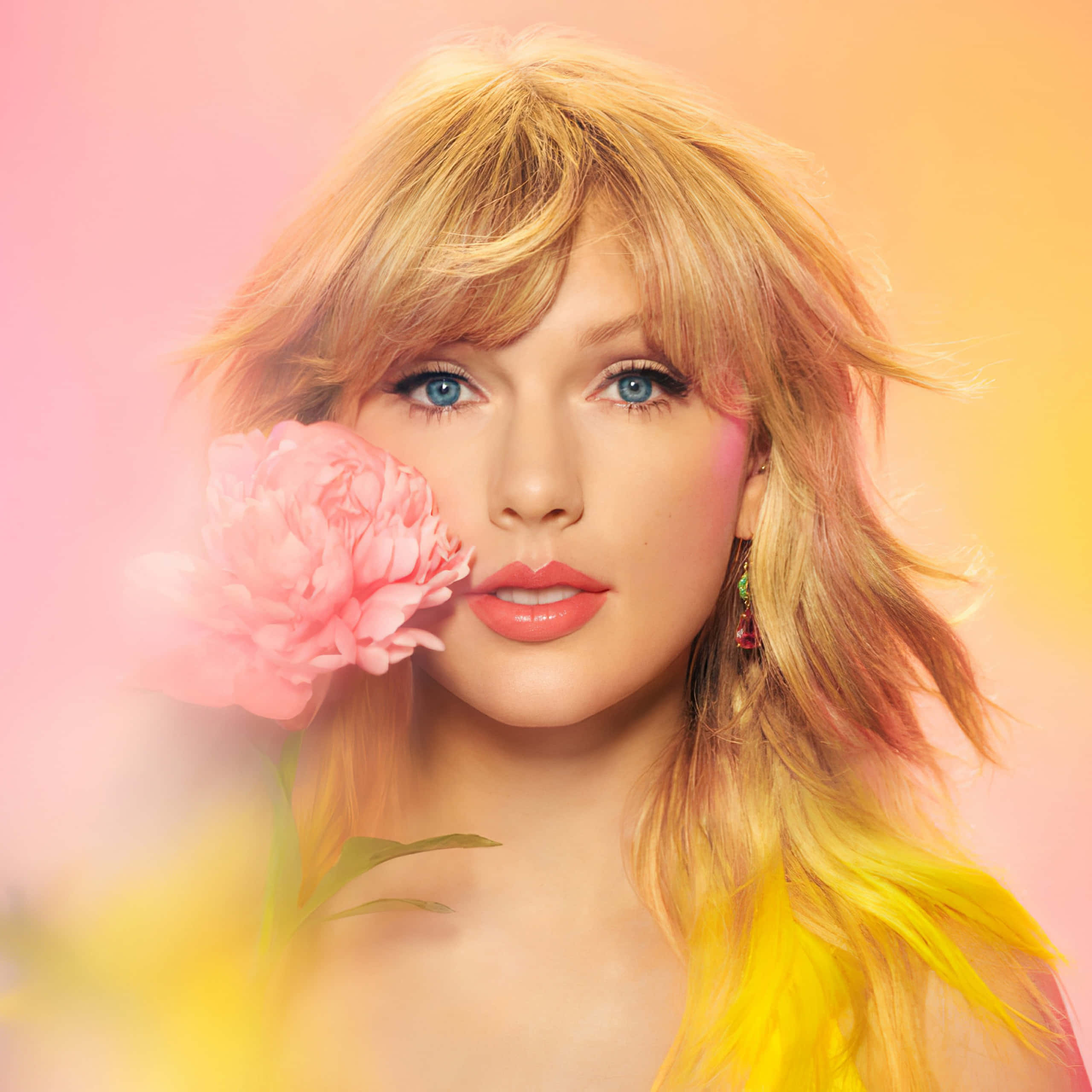 Taylor Swift Sahne Işıkları Altında Aydınlanmış Duvar Kağıdı