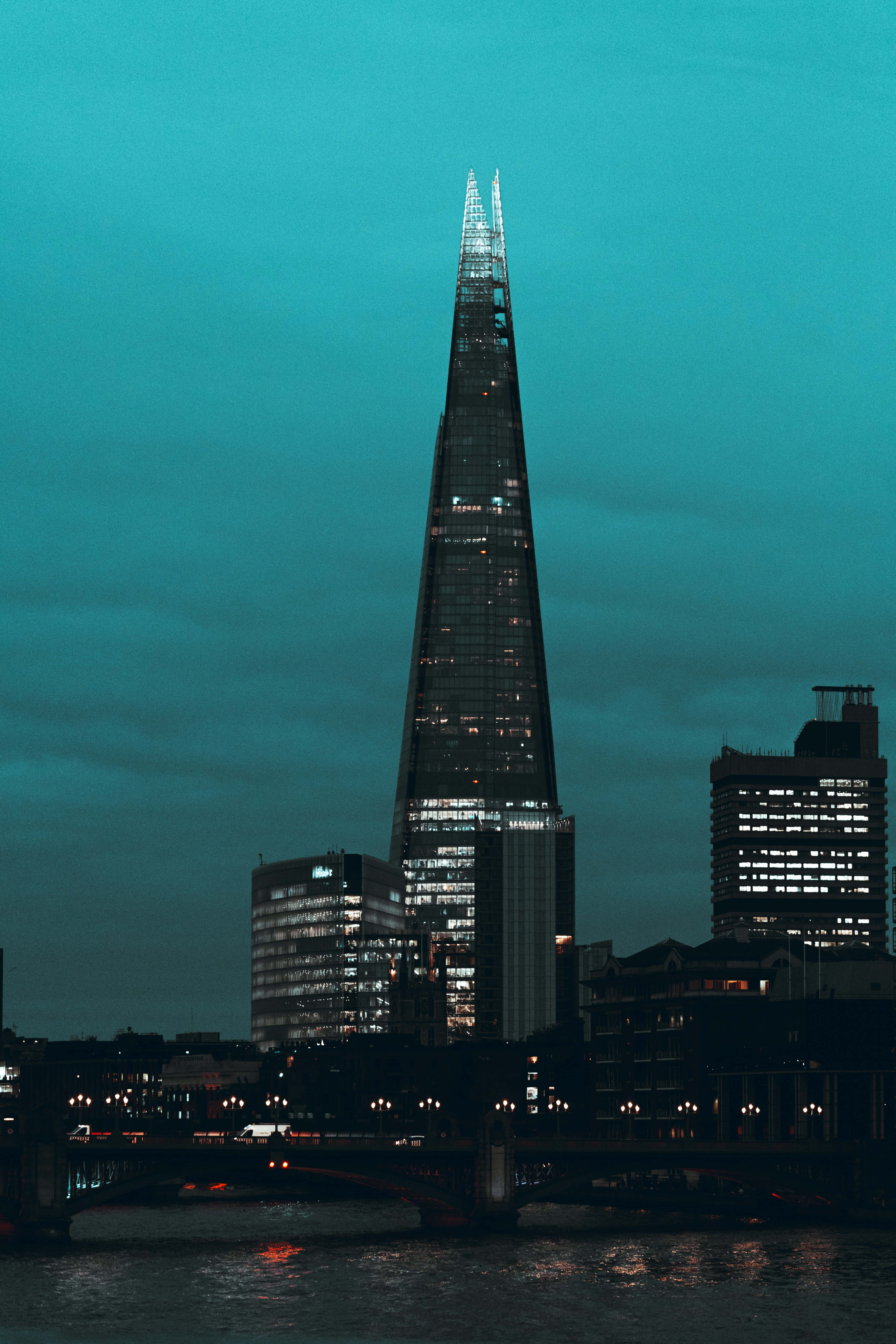 Teal Gökyüzünün Altında The Shard Duvar Kağıdı