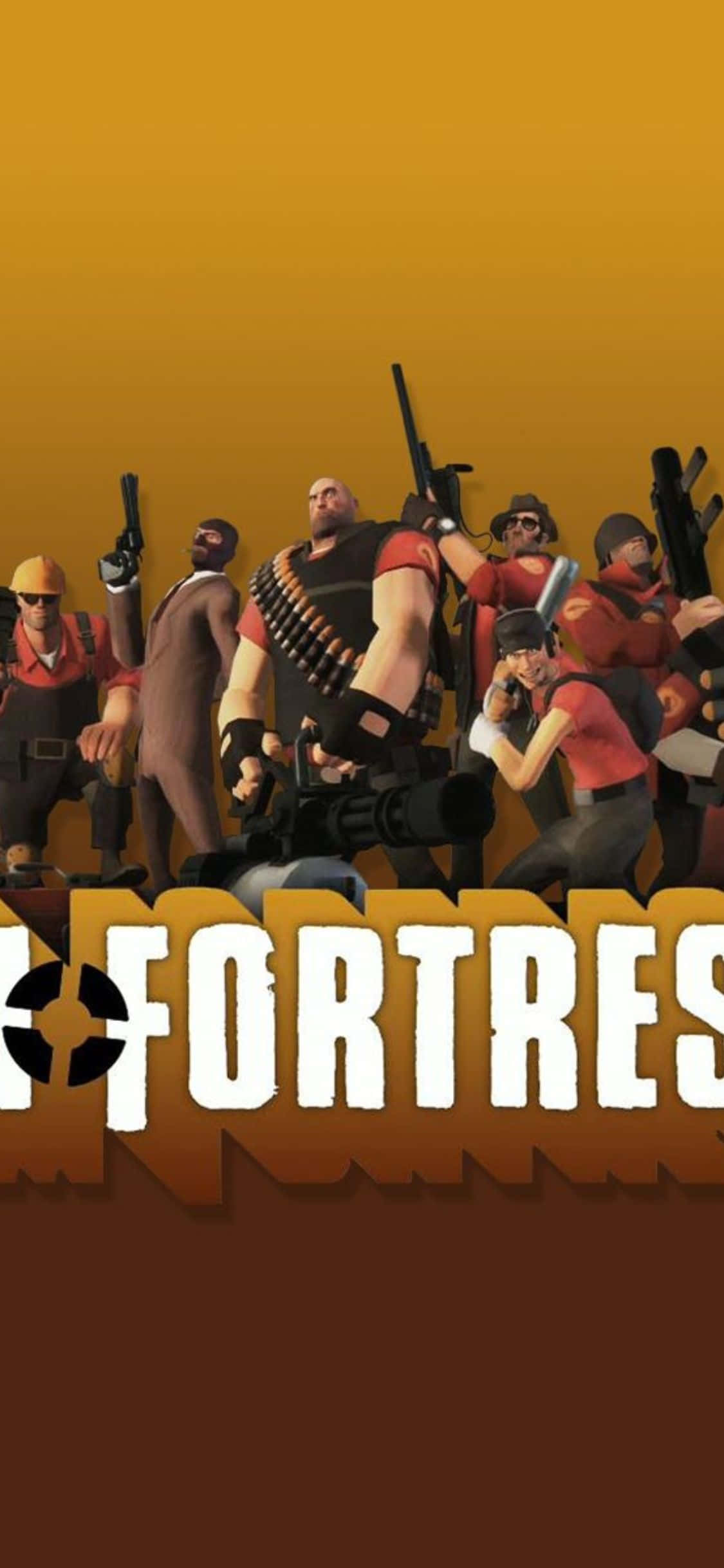 iPhone Xs için Team Fortress 2 Silahları Duvar Kağıdı