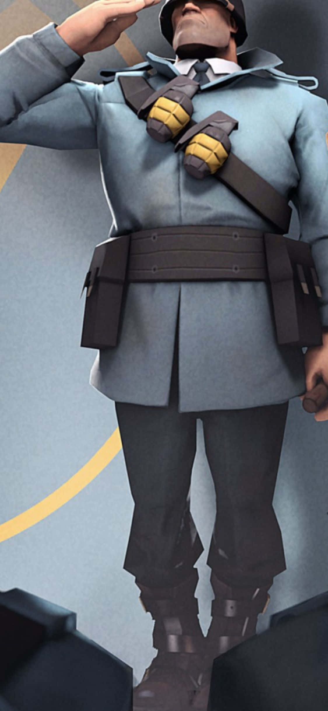 iPhone Xs ile Team Fortress 2 Topluluğuna Katılın Duvar Kağıdı